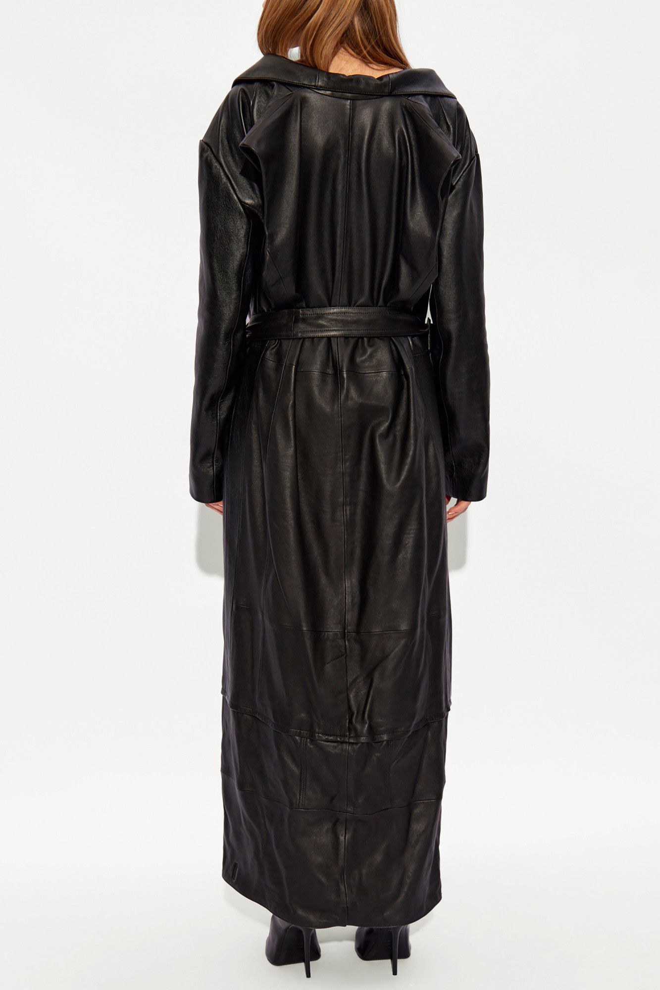 Balenciaga o1bcso1str1025 Flatground Trench Coat in Black Size M / US 6-8 / IT 42-44 - 2 Thumbnail