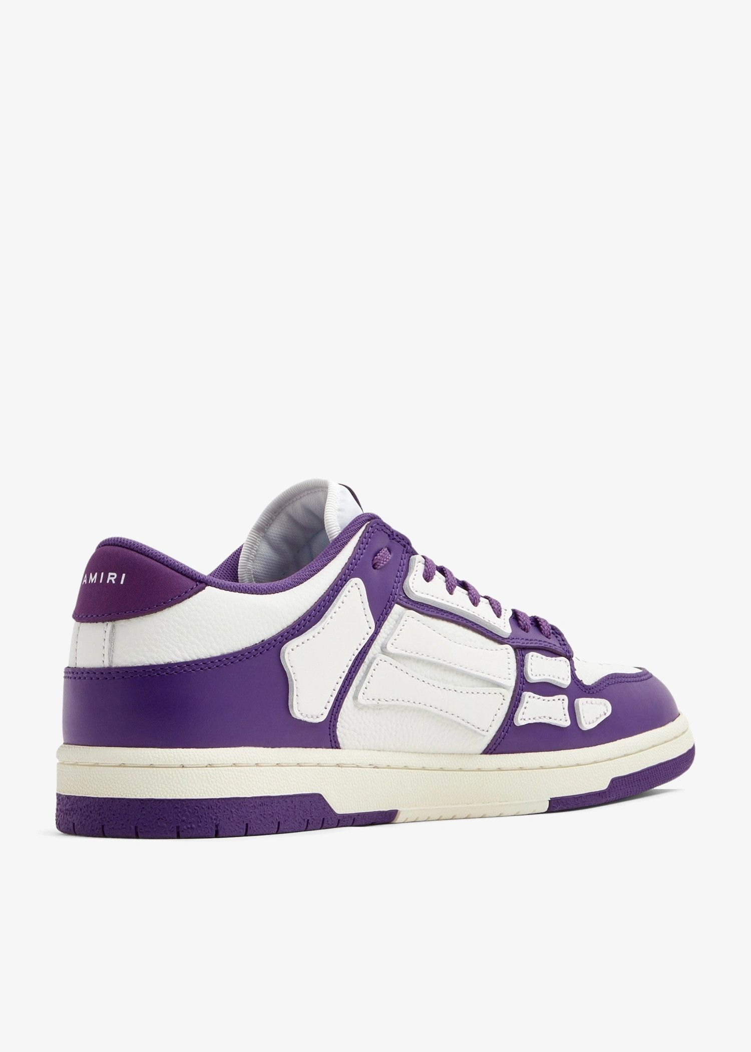 Amiri o1gr1nt0426 Skel Low-Top Sneakers in Purple/White Size US 15 / EU 48 - 3 Thumbnail