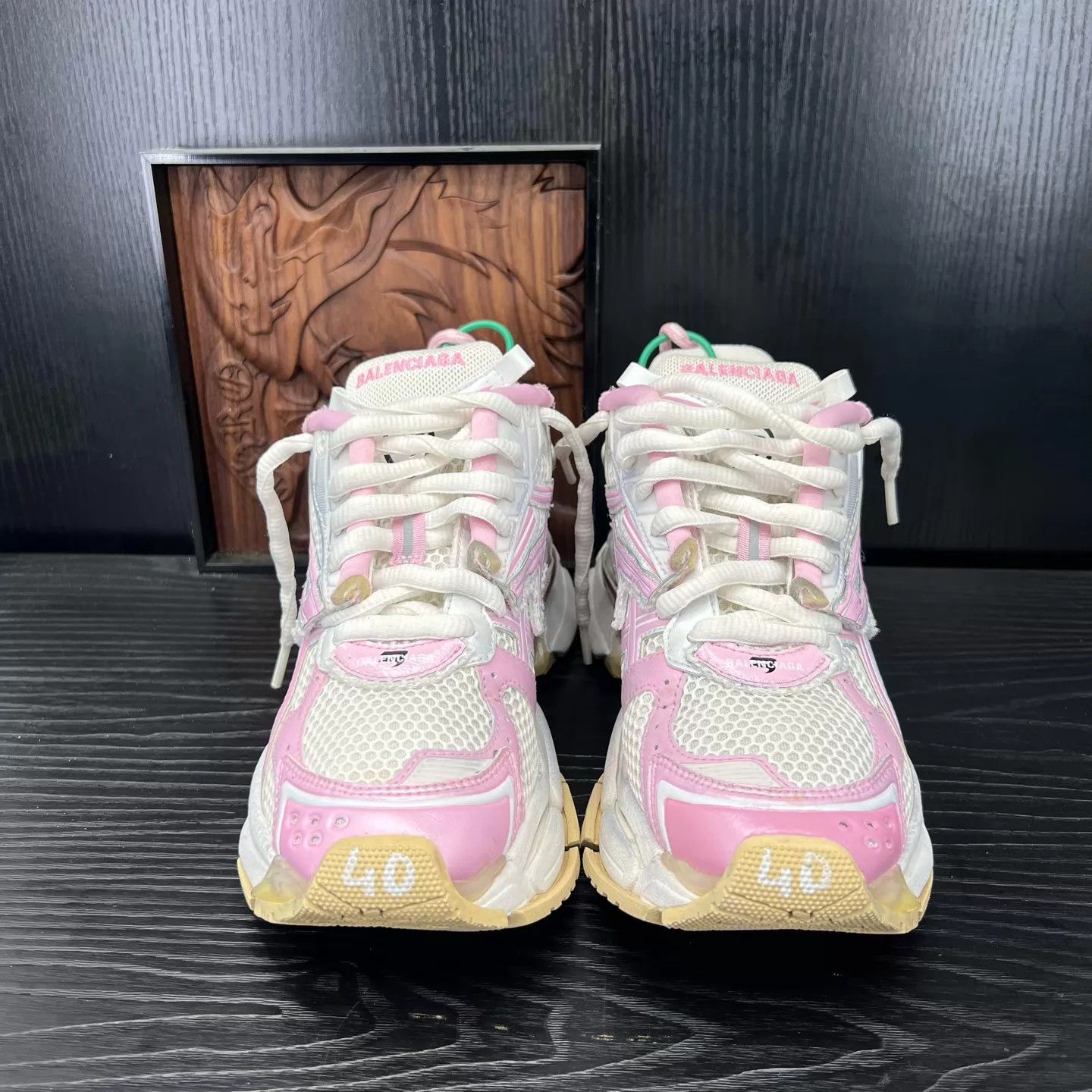 Balenciaga Balenciaga Runner Pink White 40 Size US 7 / EU 40 - 4 Thumbnail