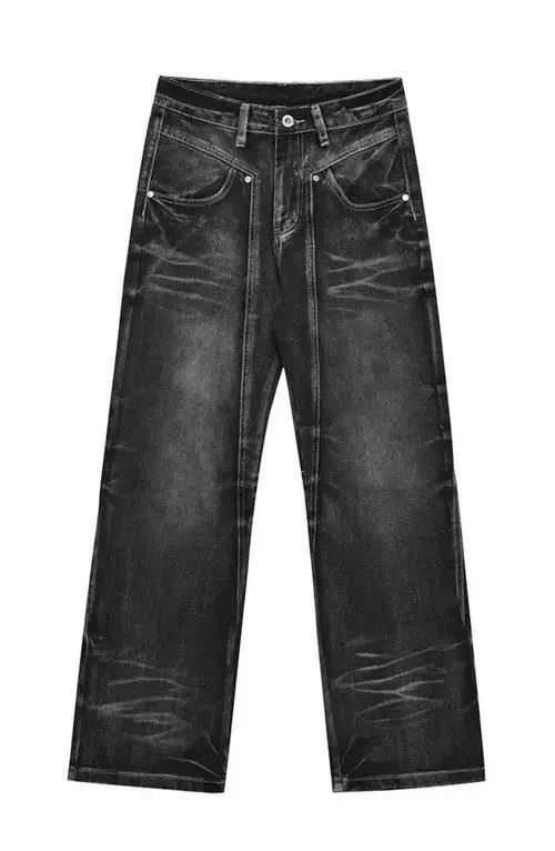 Japanese Brand × Jean Y2K Black Baggy Flare Jeans Size US 32 / EU 48 - 3 Thumbnail