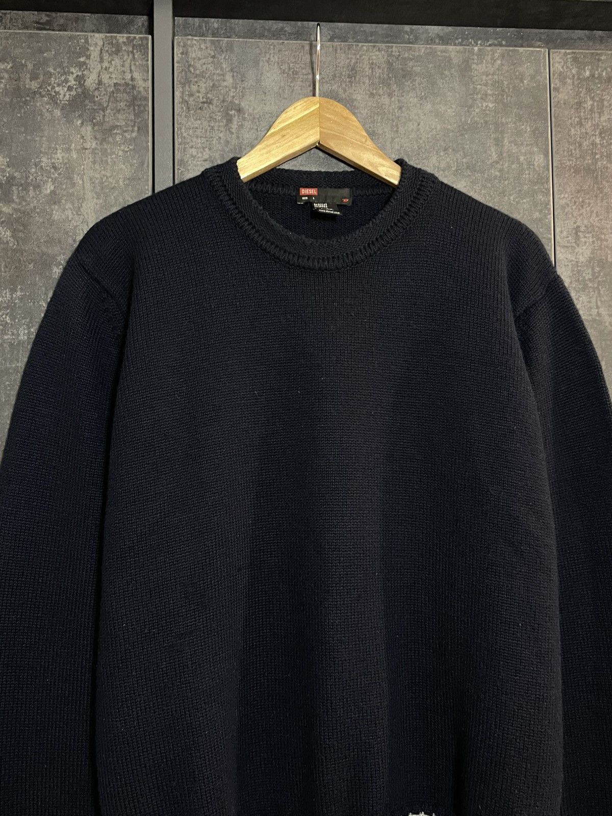 Diesel Vintage Diesel Logo Knit Sweater Jumper Crewneck ysl ralph Size US L / EU 52-54 / 3 - 2 Thumbnail
