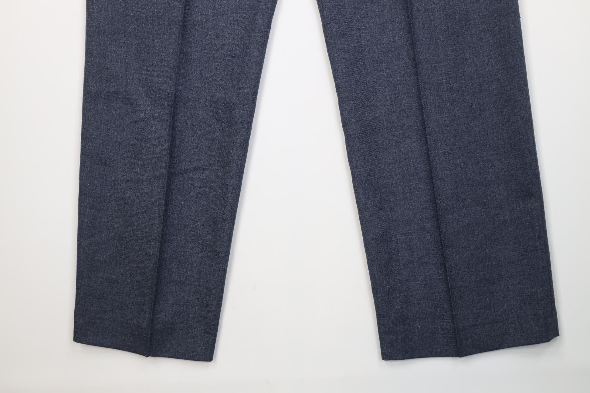 Vintage Vintage 70s Streetwear Blend Knit Wide Leg Chino Pants Size US 36 / EU 52 - 12 Thumbnail