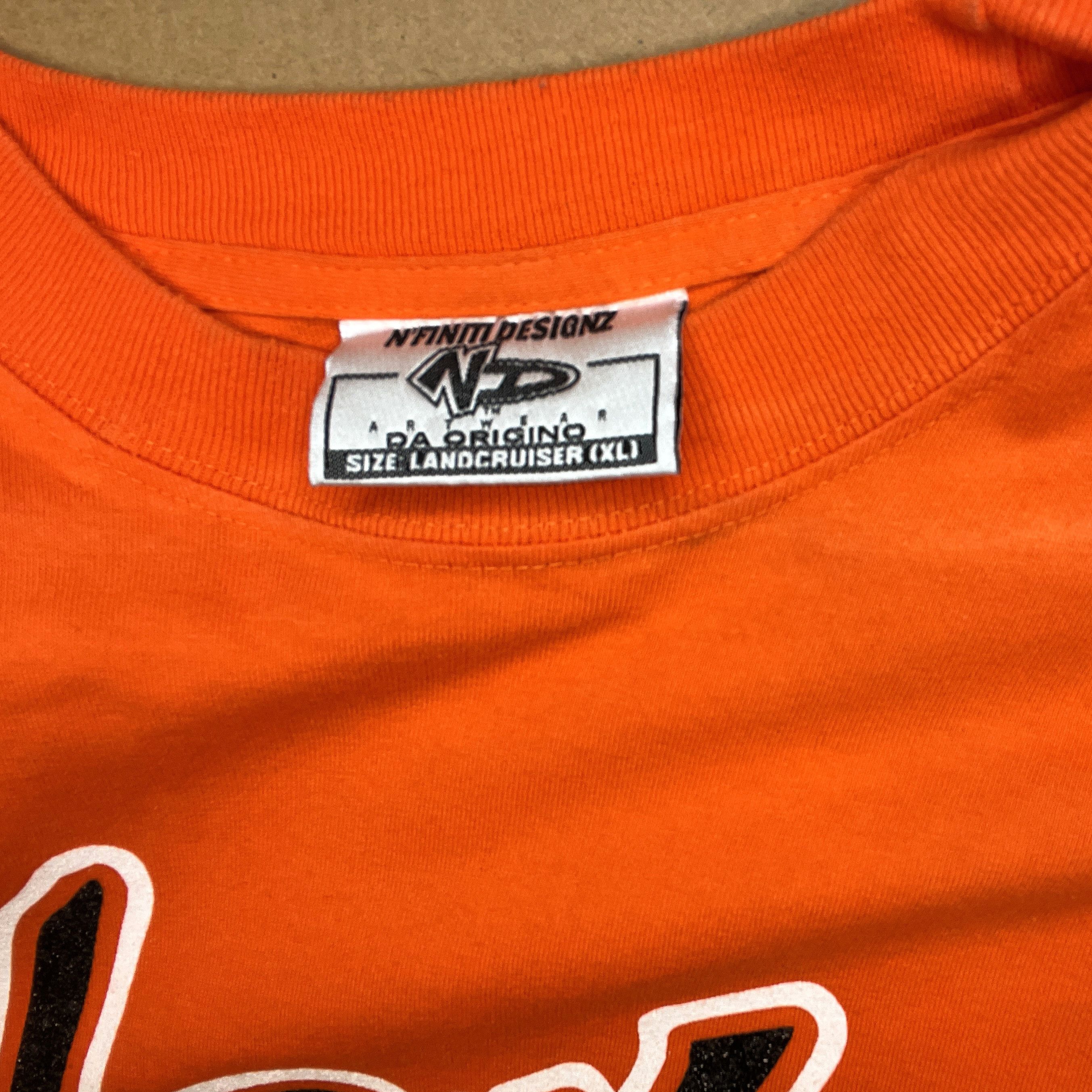 Designer N'Finiti Designz Harlem T-shirt Orange 23 Old New School Size US XL / EU 56 / 4 - 3 Thumbnail