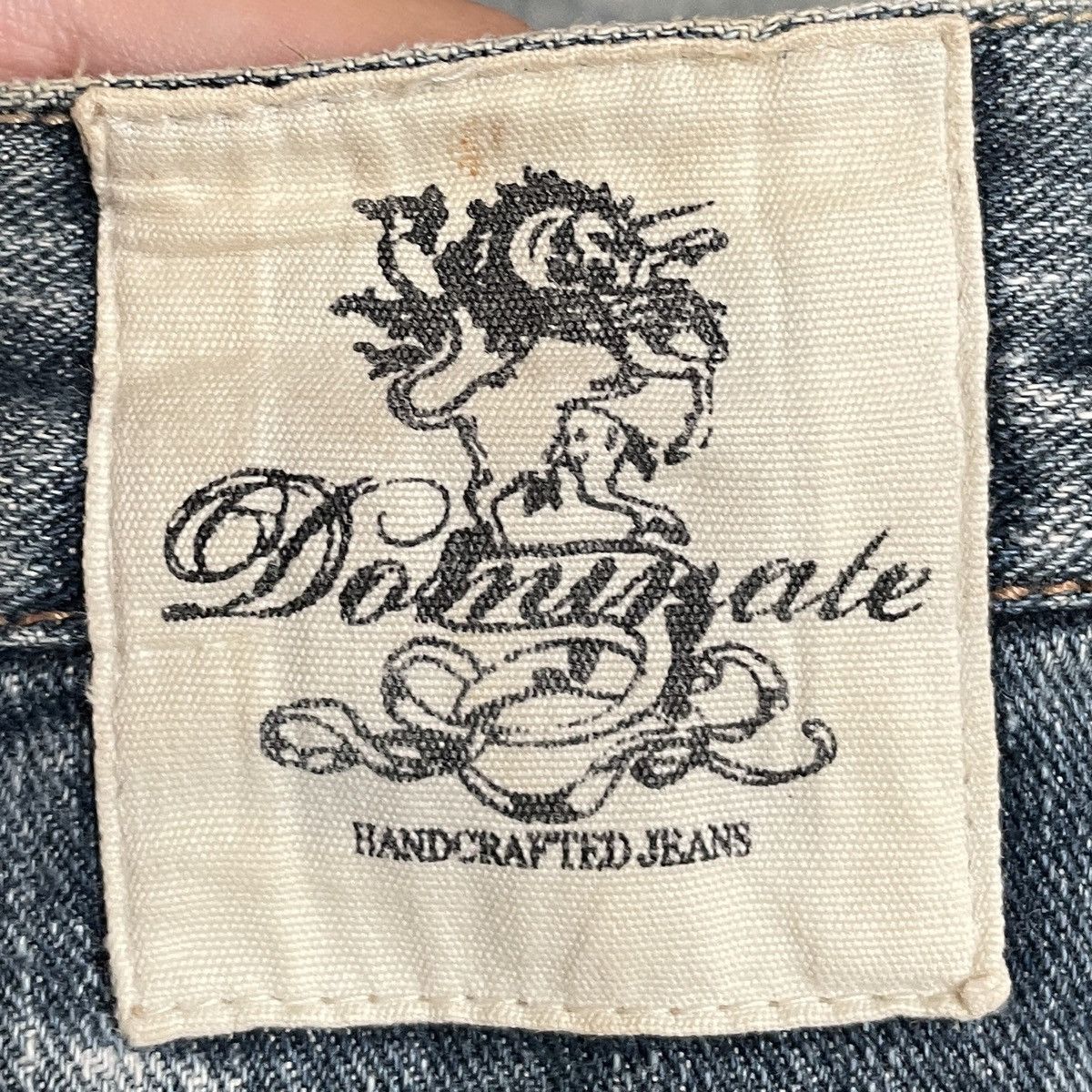 Japanese Brand Vintage Brand Dominate Handcraft Double Waist Jeans 2000s Size US 35 - 10 Thumbnail