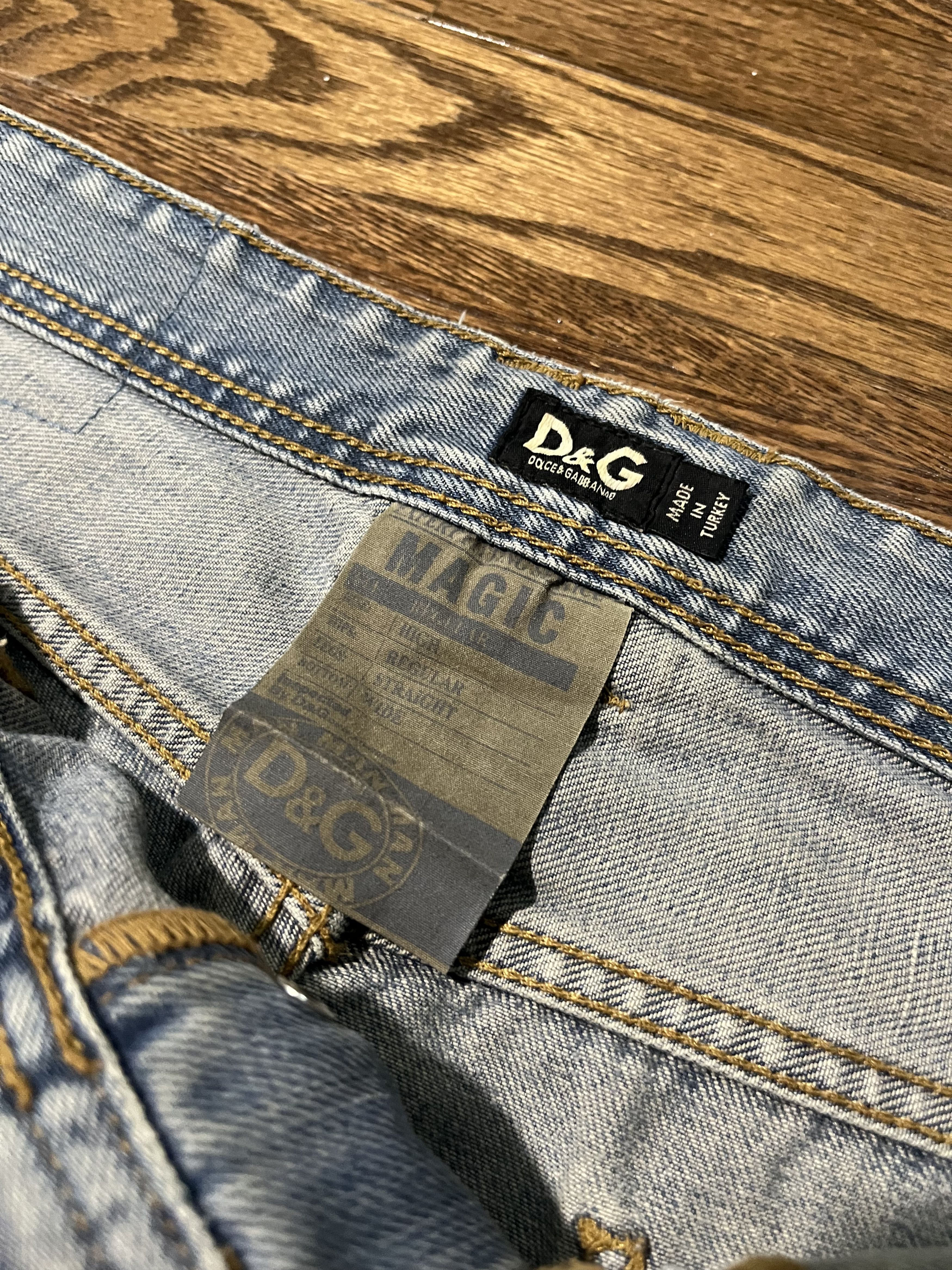 Dolce & Gabbana Dolce & Gabbana Undone Double Layered Jeans Size US 35 - 4 Thumbnail