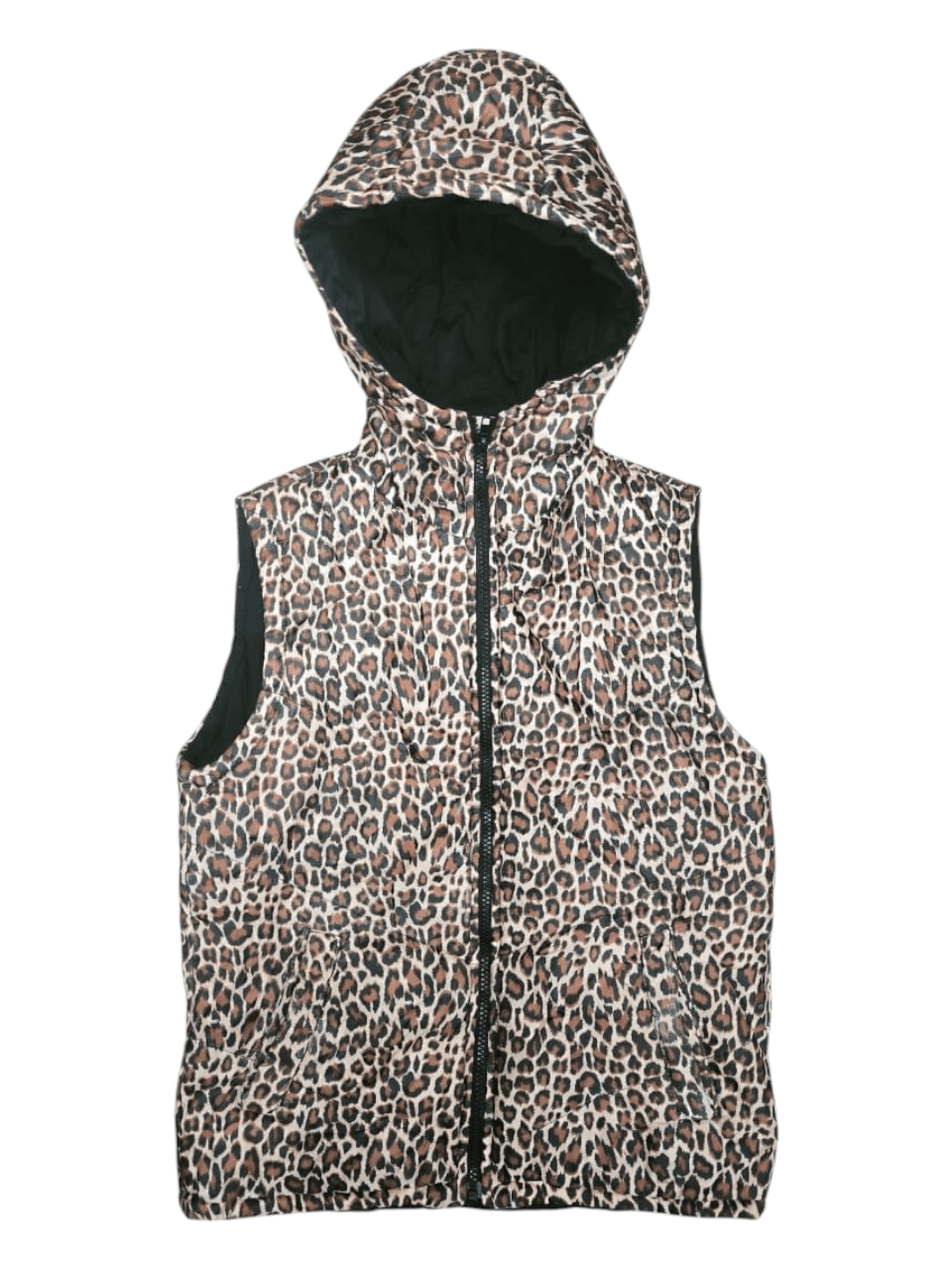 Beams Japan × Beams Plus × Japanese Brand Sleeveles Coat Vest Hoodie Beams leopard Size M / US 6-8 / IT 42-44 - 1 Thumbnail