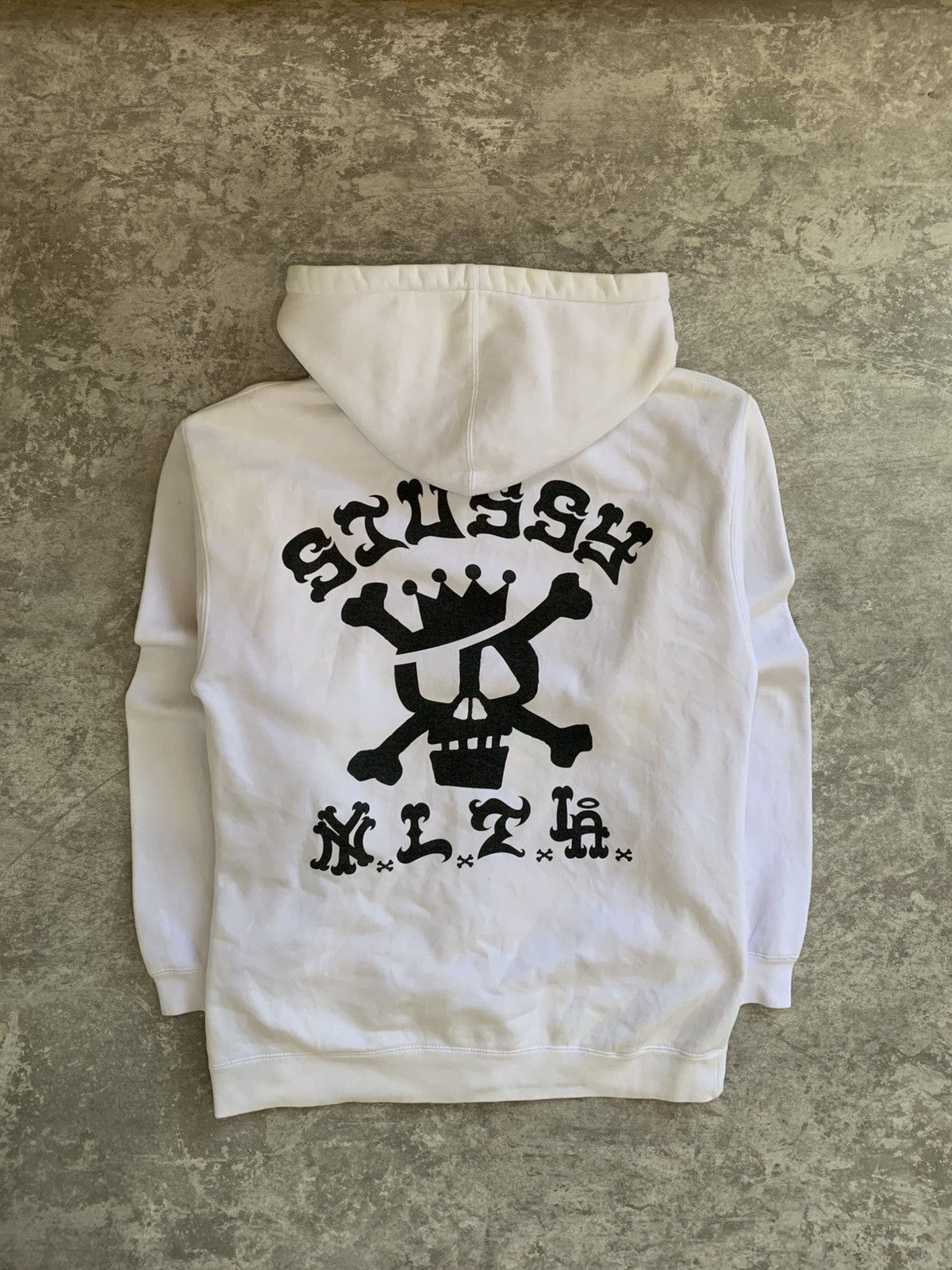 Stussy STUSSY NY.L.T.LA WHITE ZIP HOODIE Size US L / EU 52-54 / 3 - 1 Thumbnail