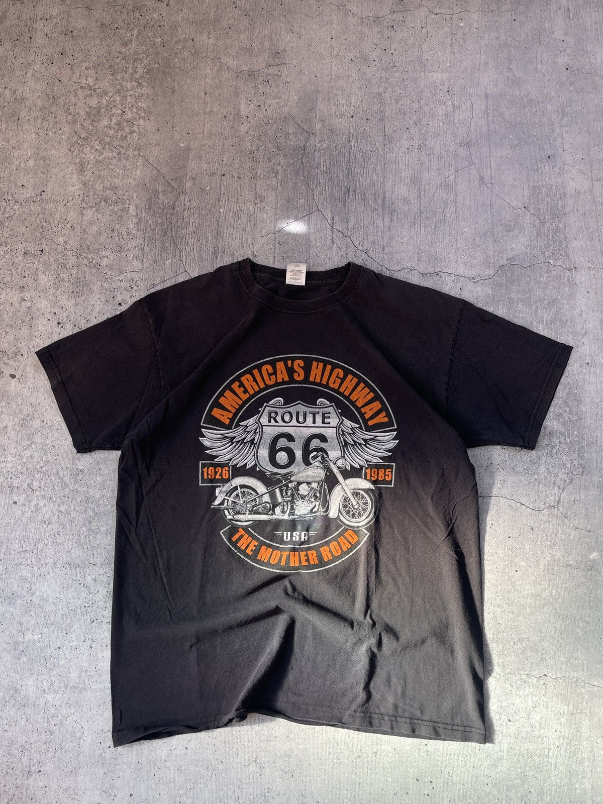 Vintage Triple A Americas Highway Route 66 Vintage T Shirt Size US L / EU 52-54 / 3 - 1 Thumbnail