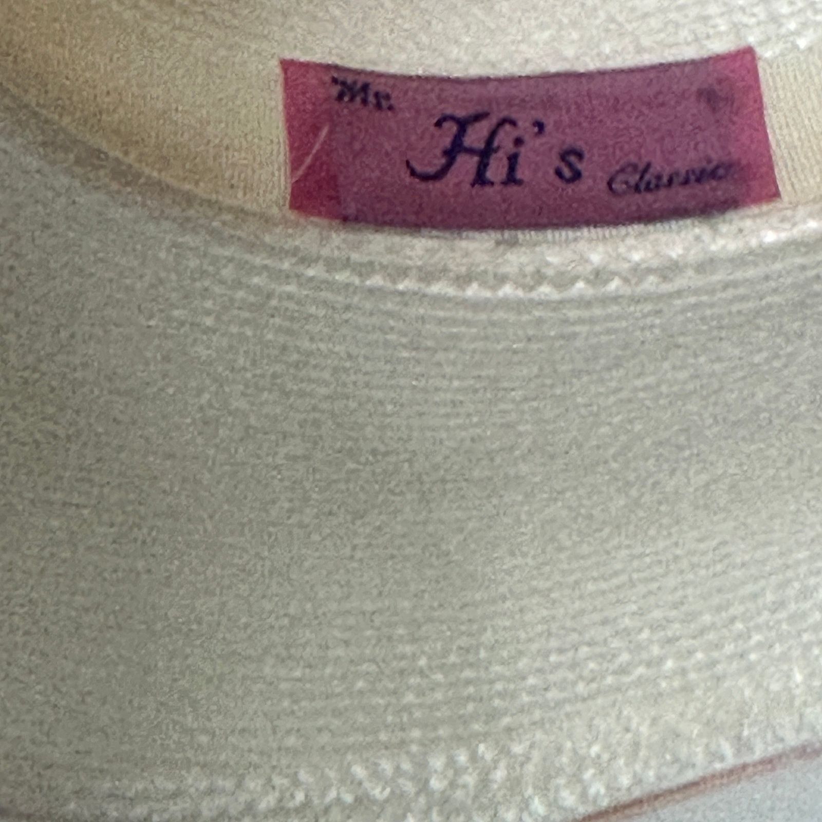 Vintage Vintage Mr. Hi's Ivory Peach Wide Brimmed Church Derby Hat Size ONE SIZE - 9 Thumbnail