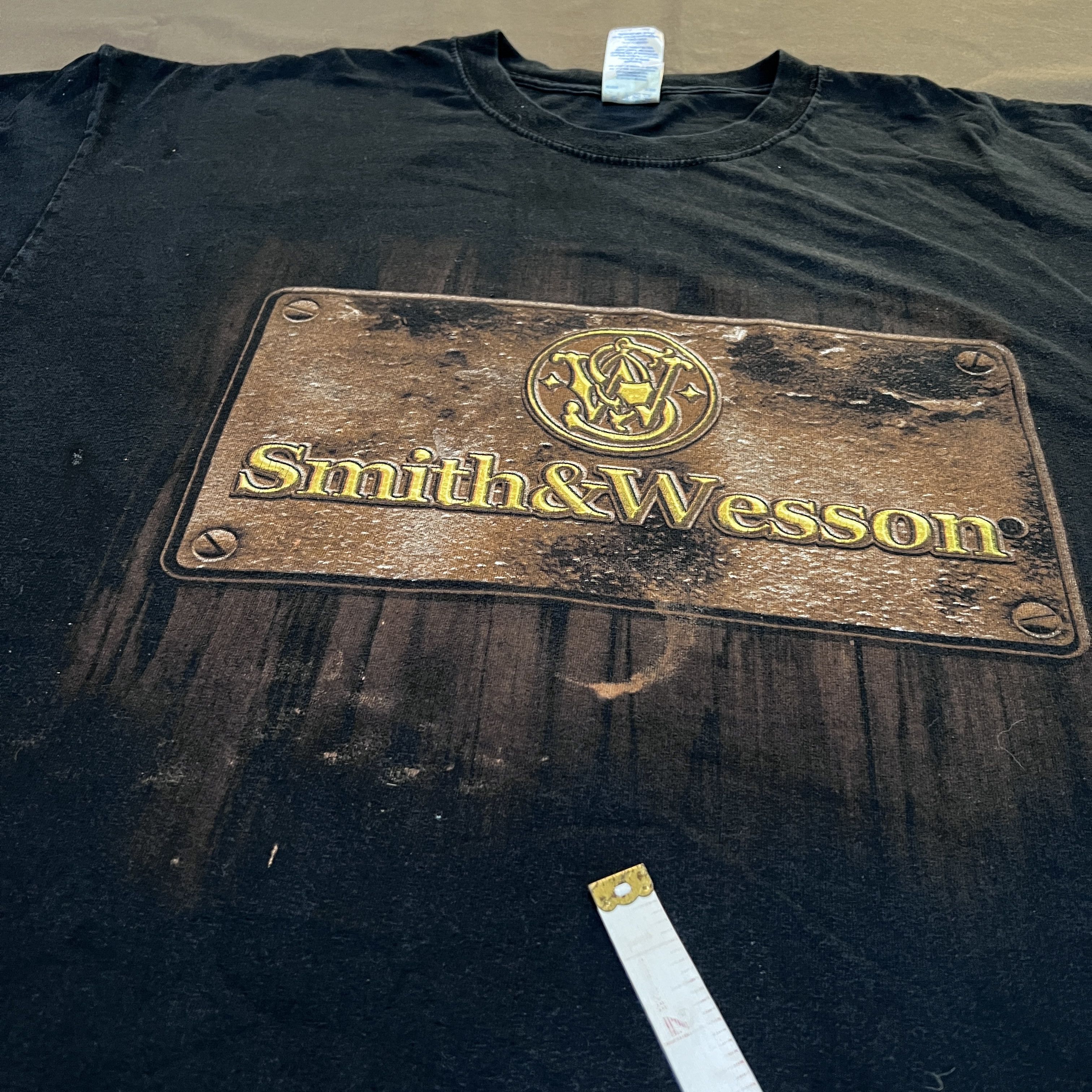 Other Vintage Y2K Smith & Wesson Gun Promo Tee 2XL 911 Oversized Size US XXL / EU 58 / 5 - 4 Thumbnail