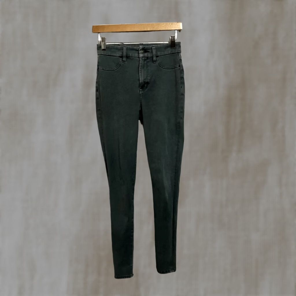 Vintage American Eagle Jeans Skinny Jeans Women Size 2 Long 25x29.5 Green Size 42" / US 20 - 1 Thumbnail