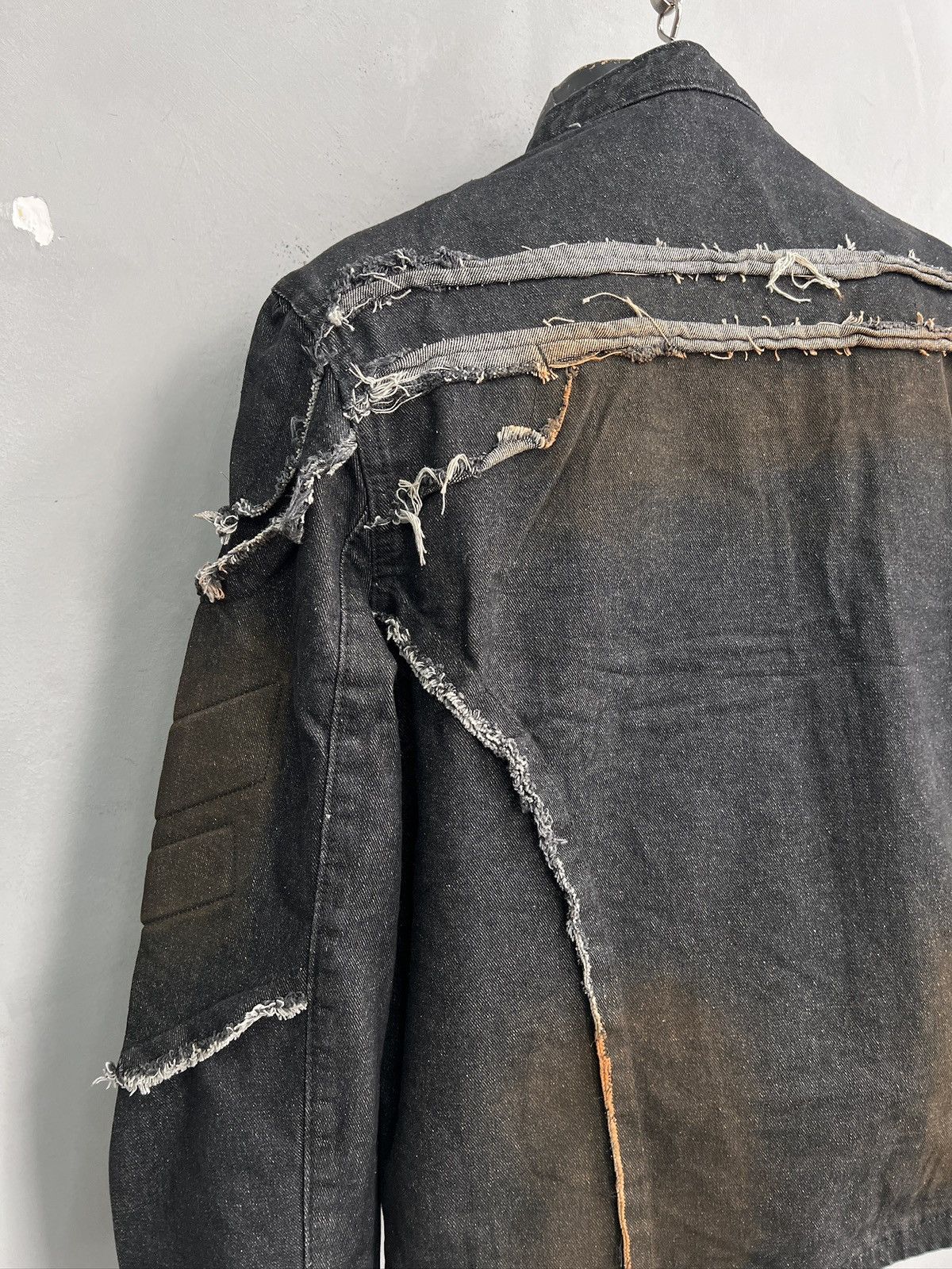 Kapital Sun faded racing moto style denim jacket y2k kapital style Size US M / EU 48-50 / 2 - 8 Thumbnail