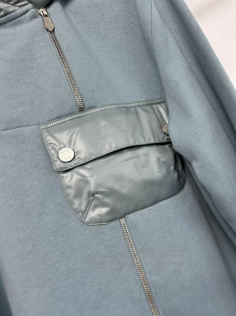 Hermes Hermes Blue patchwork hoodie for fall/winter 2022 Size US S / EU 44-46 / 1 - 3 Thumbnail