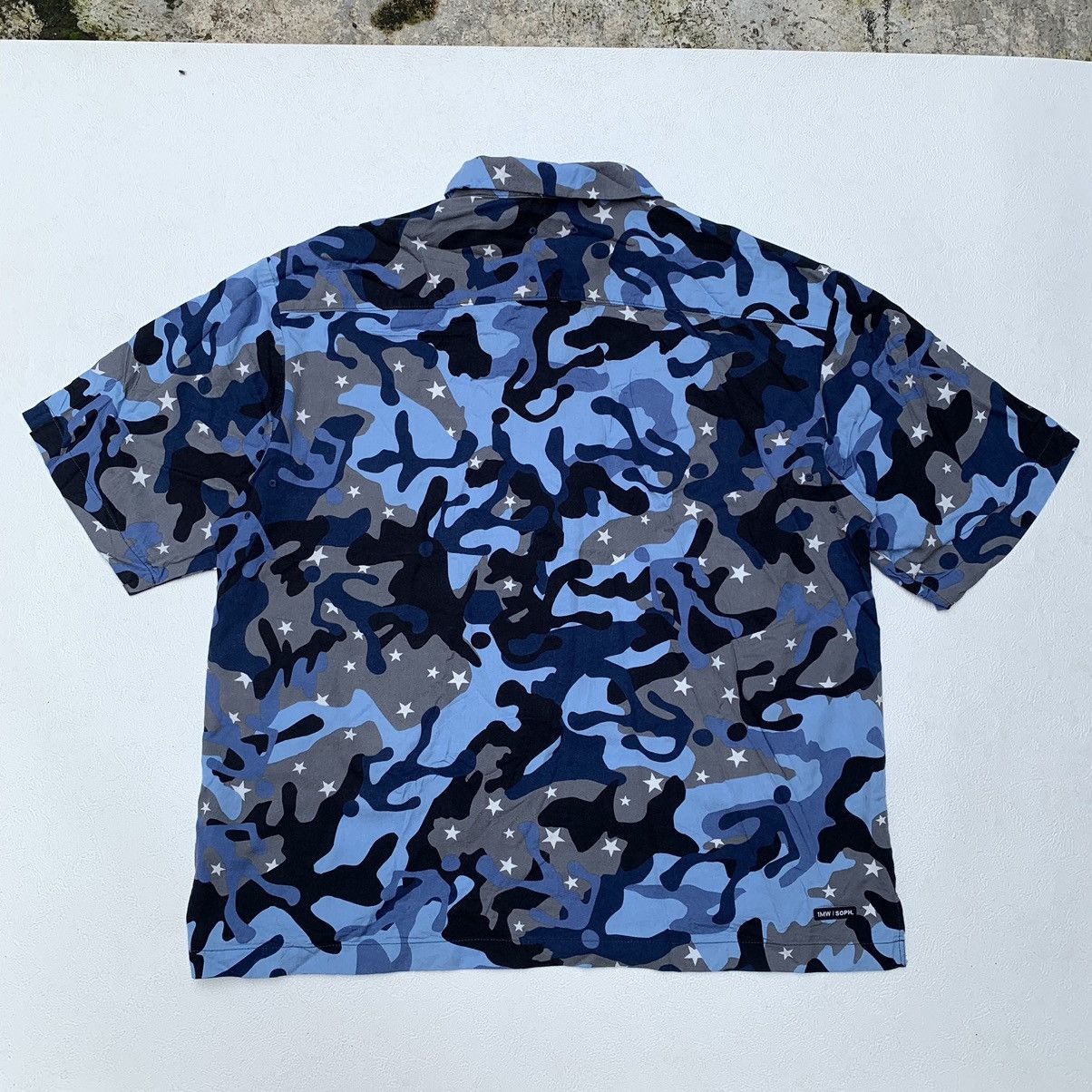 GU Gu x sophnet camouflage star open collar shirt Size US L / EU 52-54 / 3 - 2 Thumbnail