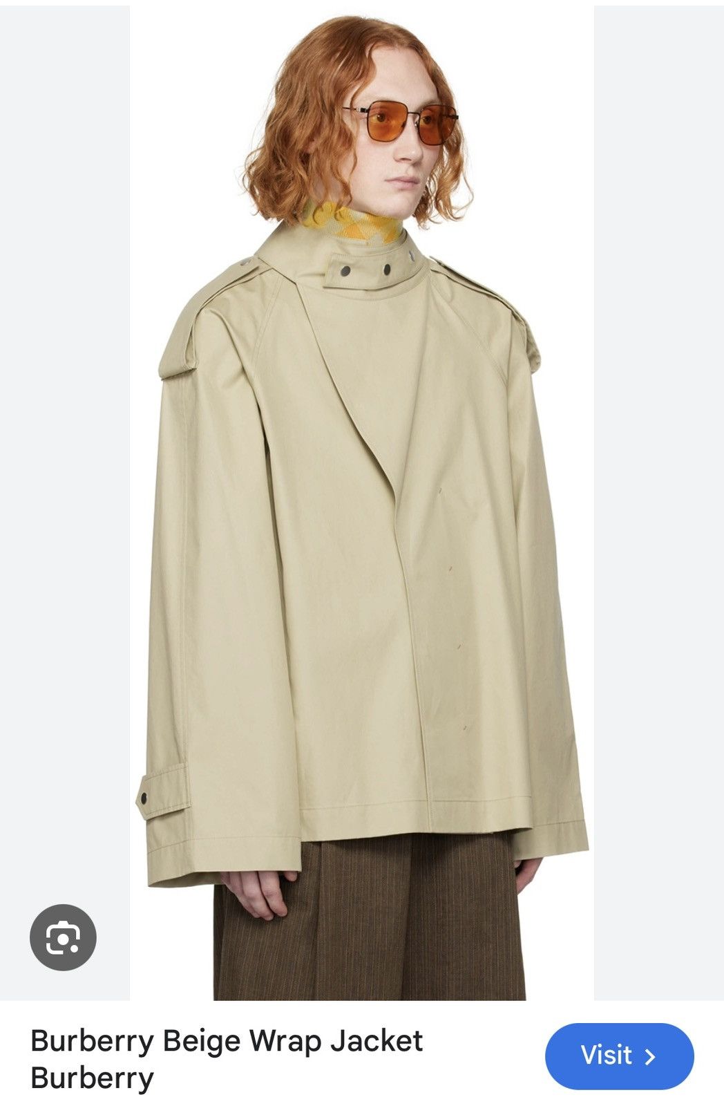 Burberry BURBERRY BEIGE WRAP JACKET Size M / US 6-8 / IT 42-44 - 1 Thumbnail