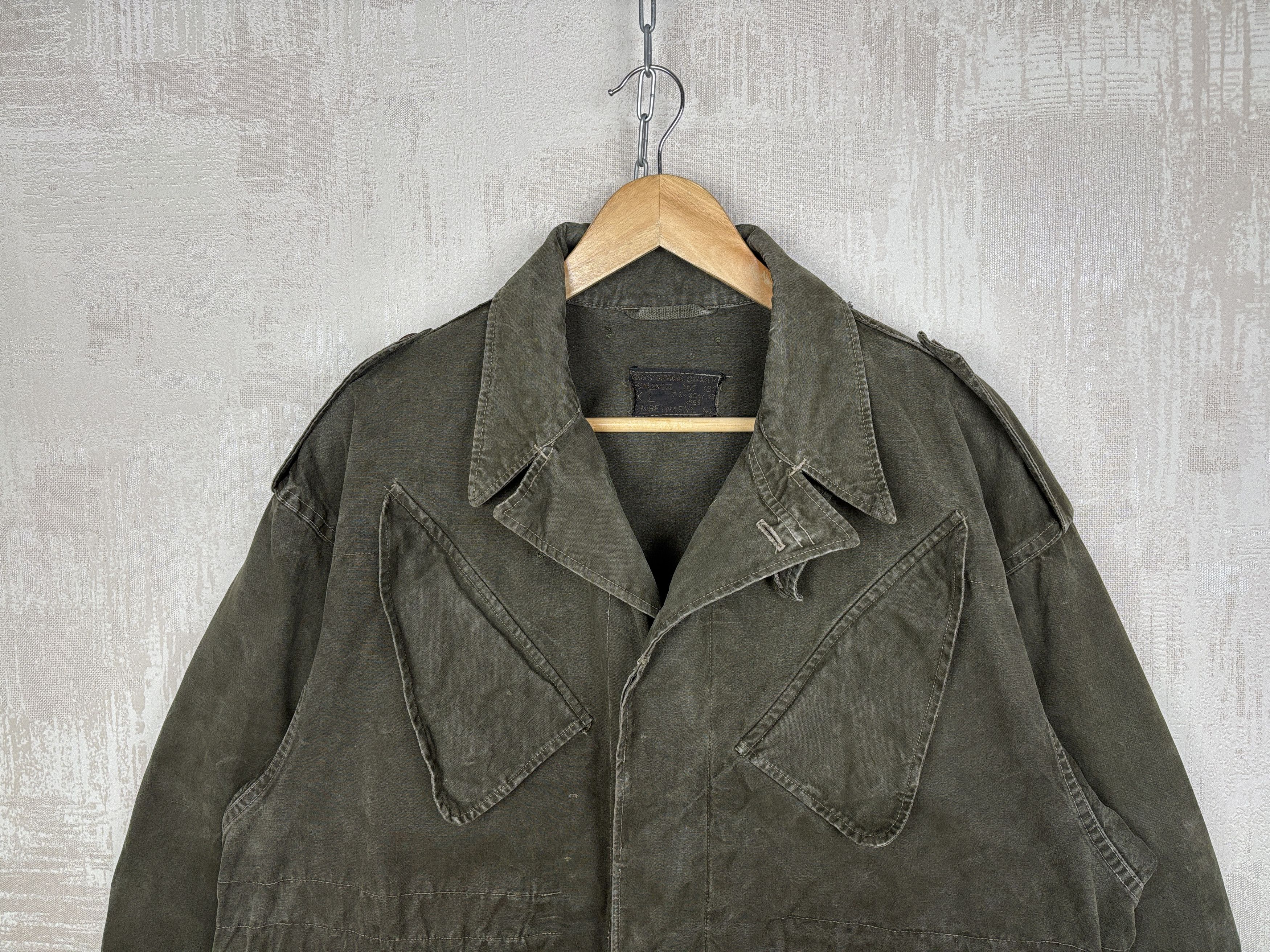 Vintage VTG Belgian Army Field Jacket 1959 A.M. Seynaeve Military Size US M / EU 48-50 / 2 - 5 Thumbnail