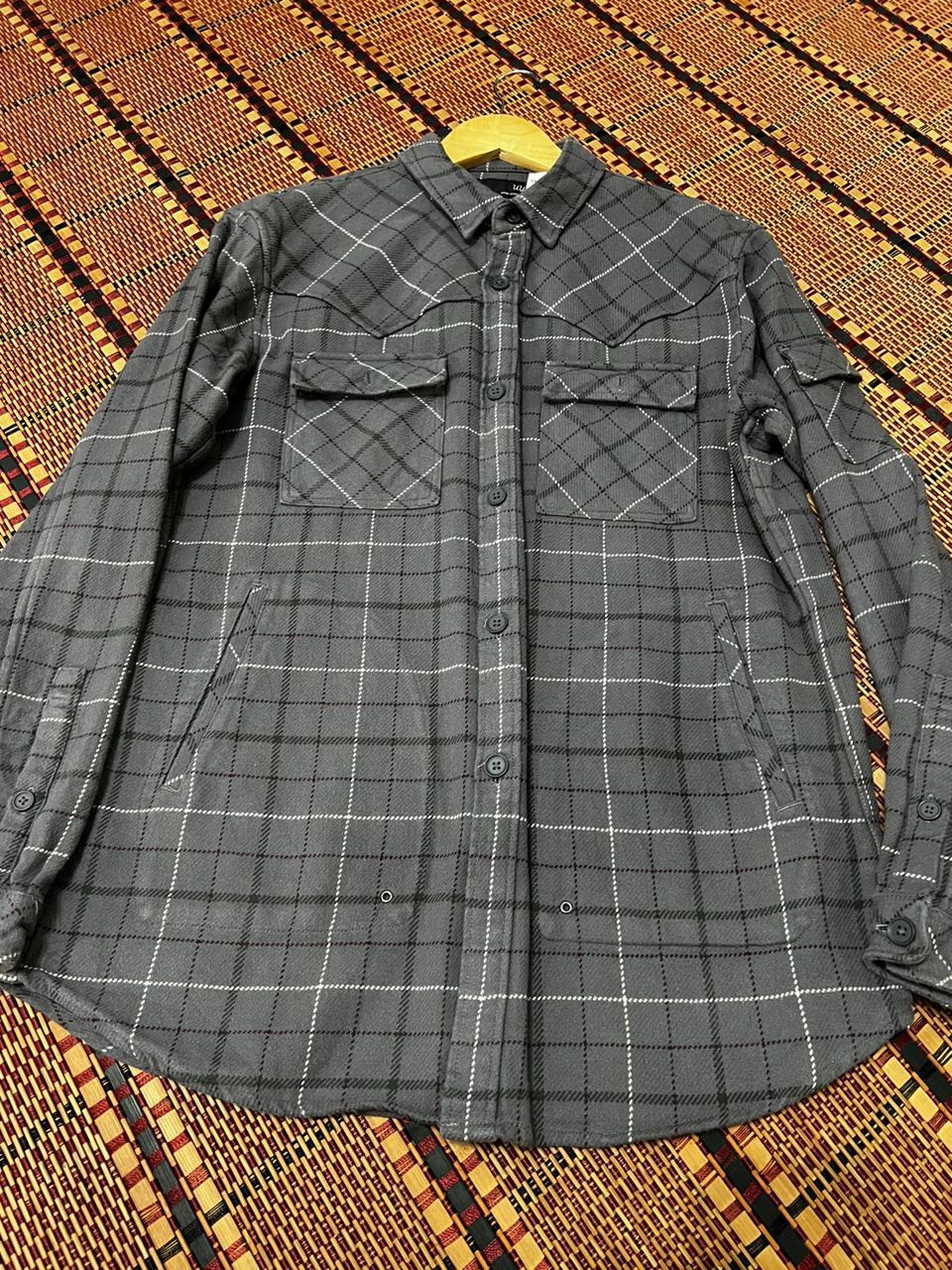 Undercover × Uniqlo Undercover Grey Plaid Flannel Size US L / EU 52-54 / 3 - 8 Thumbnail