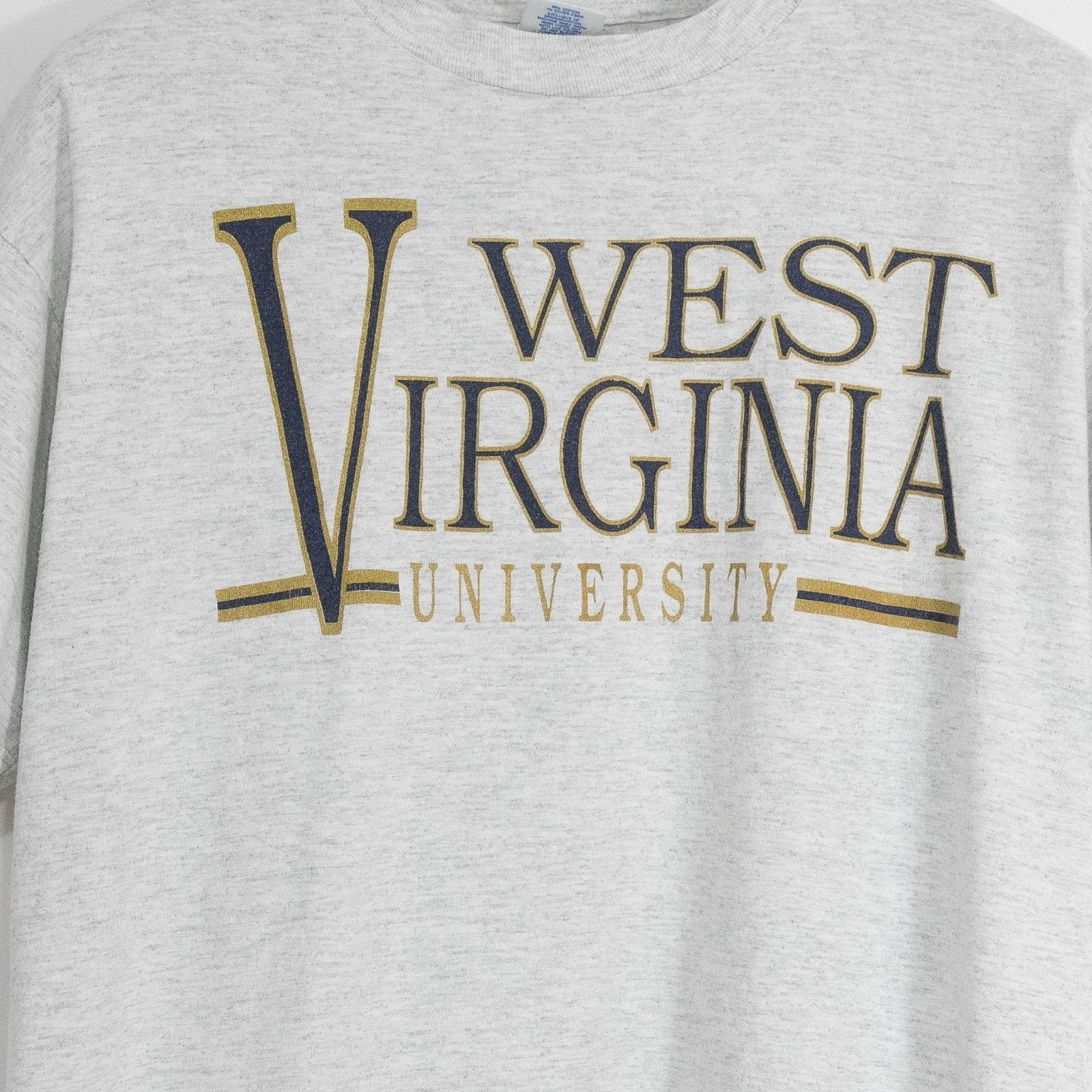 Vintage Vintage 90s West Virginia University T Shirt Mens Large Size US M / EU 48-50 / 2 - 3 Thumbnail