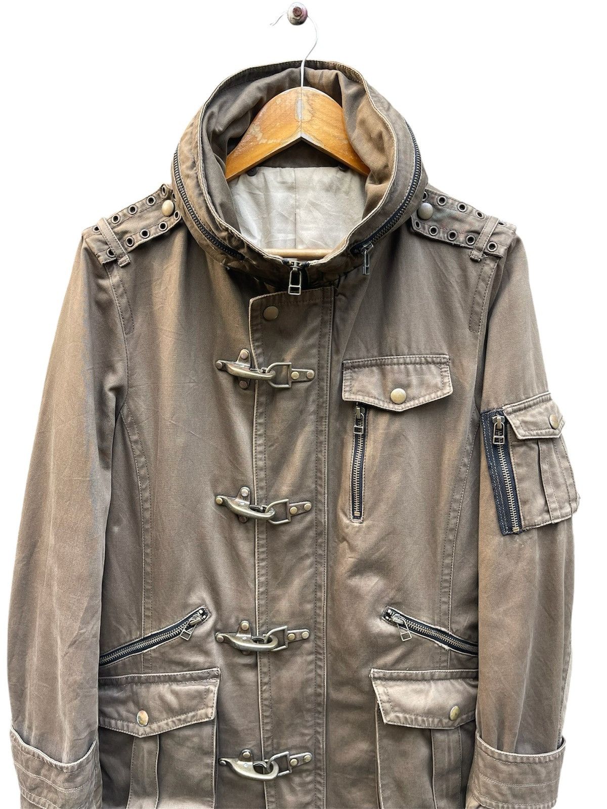 Michel Klein Archive Michel Klein Homme Tactical Fireman Buckle Jacket Size US S / EU 44-46 / 1 - 4 Thumbnail