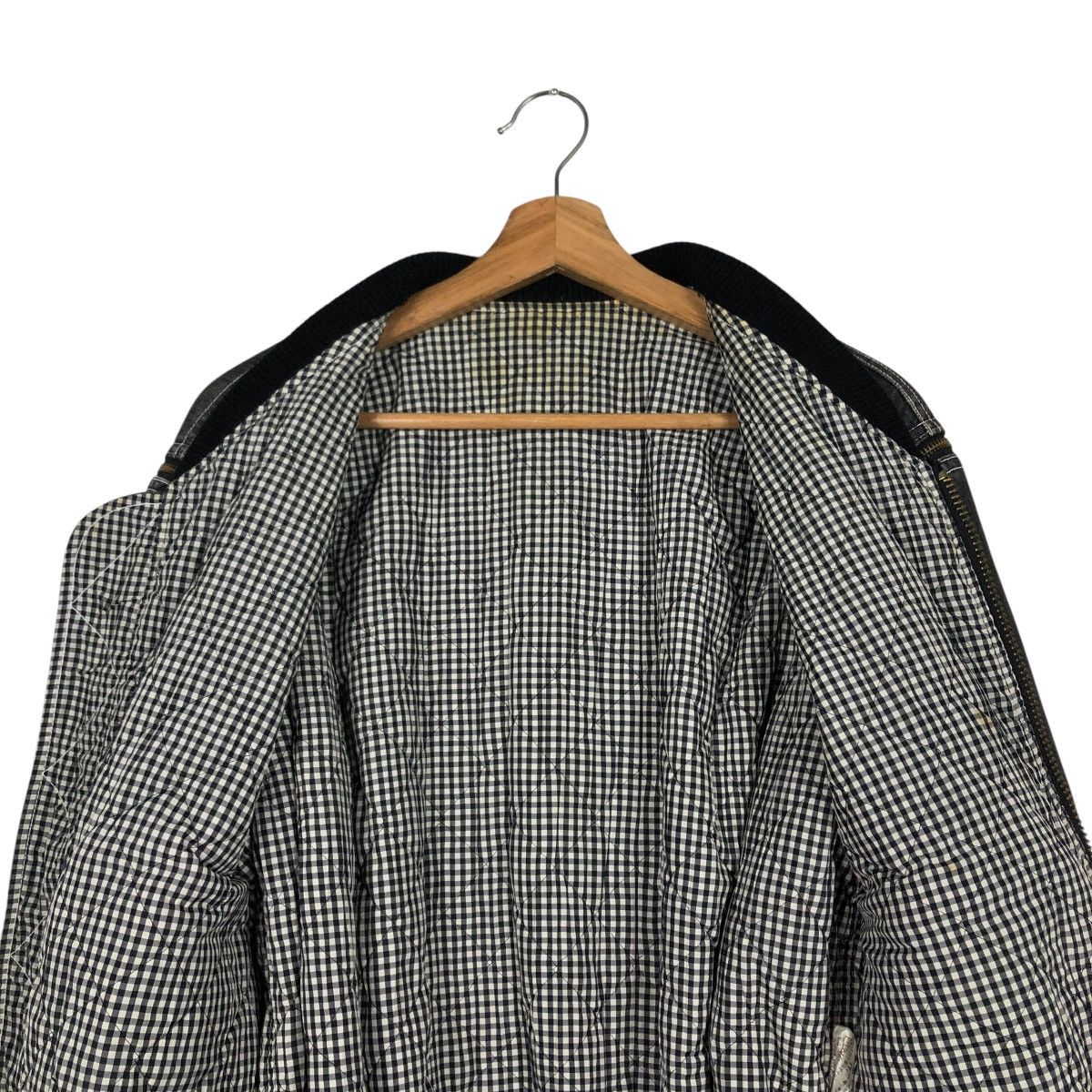 Japanese Brand 🔥VINTAGE DENIM BOMBER JACKET PINK HOUSE ISSEY MIYAKE Size US M / EU 48-50 / 2 - 16 Thumbnail