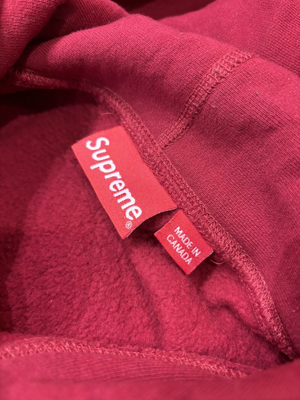 Supreme Supreme Van Gogh Hoodie Maroon Size US M / EU 48-50 / 2 - 4 Thumbnail