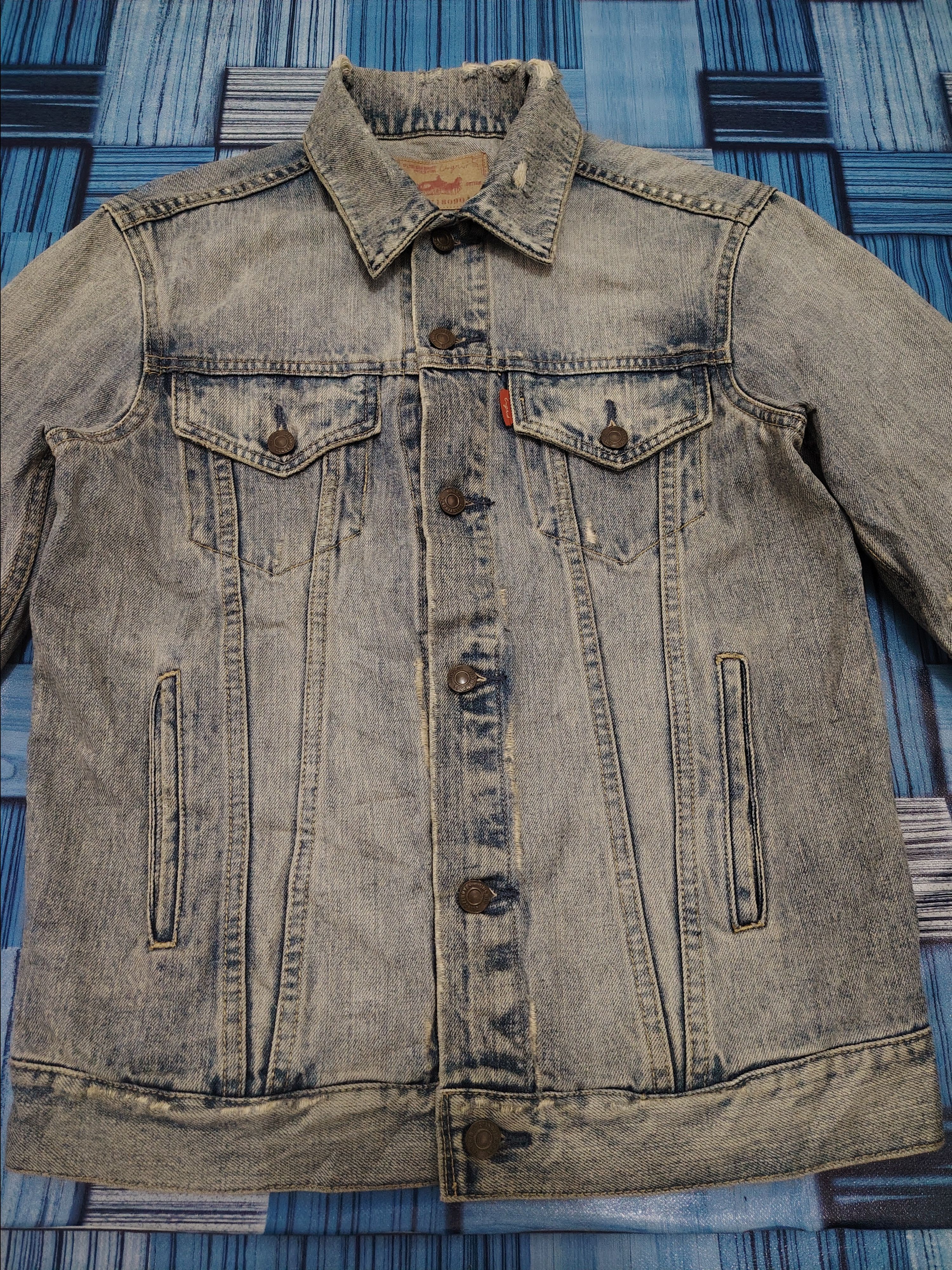 Japanese Brand 💥Insane💥 Ungrid 211407180904 Distressed denim Jacket Size M / US 6-8 / IT 42-44 - 14 Thumbnail
