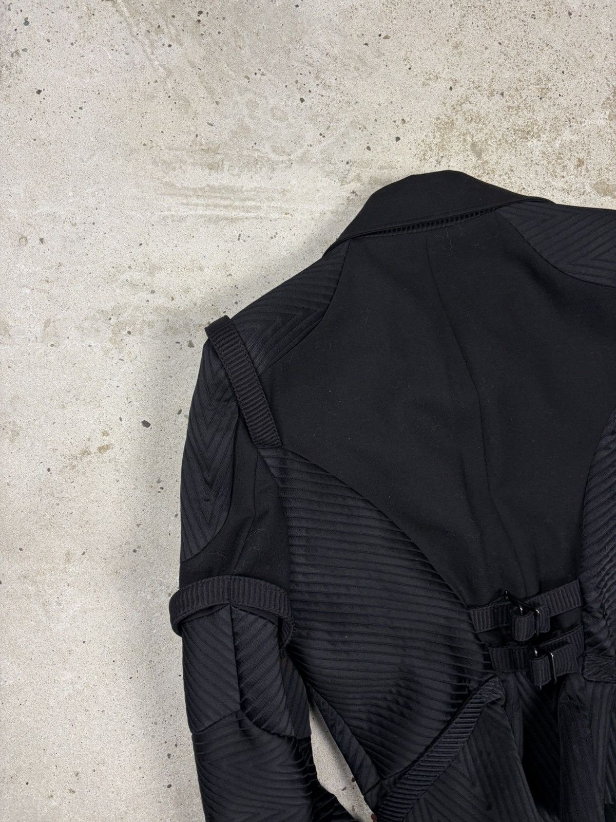 Versace FW2003 Gianni Versace by Donatella Bondage Moto Biker Jacket Size M / US 6-8 / IT 42-44 - 19 Thumbnail