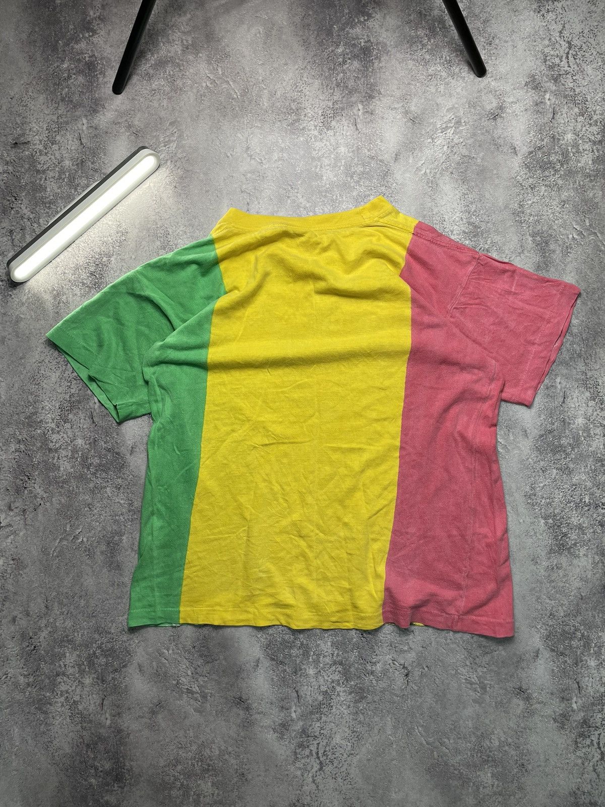 Band Tees ARCHIVE Vtg 90s Bob Marley AOP Tie Dye Tee Size US L / EU 52-54 / 3 - 5 Thumbnail