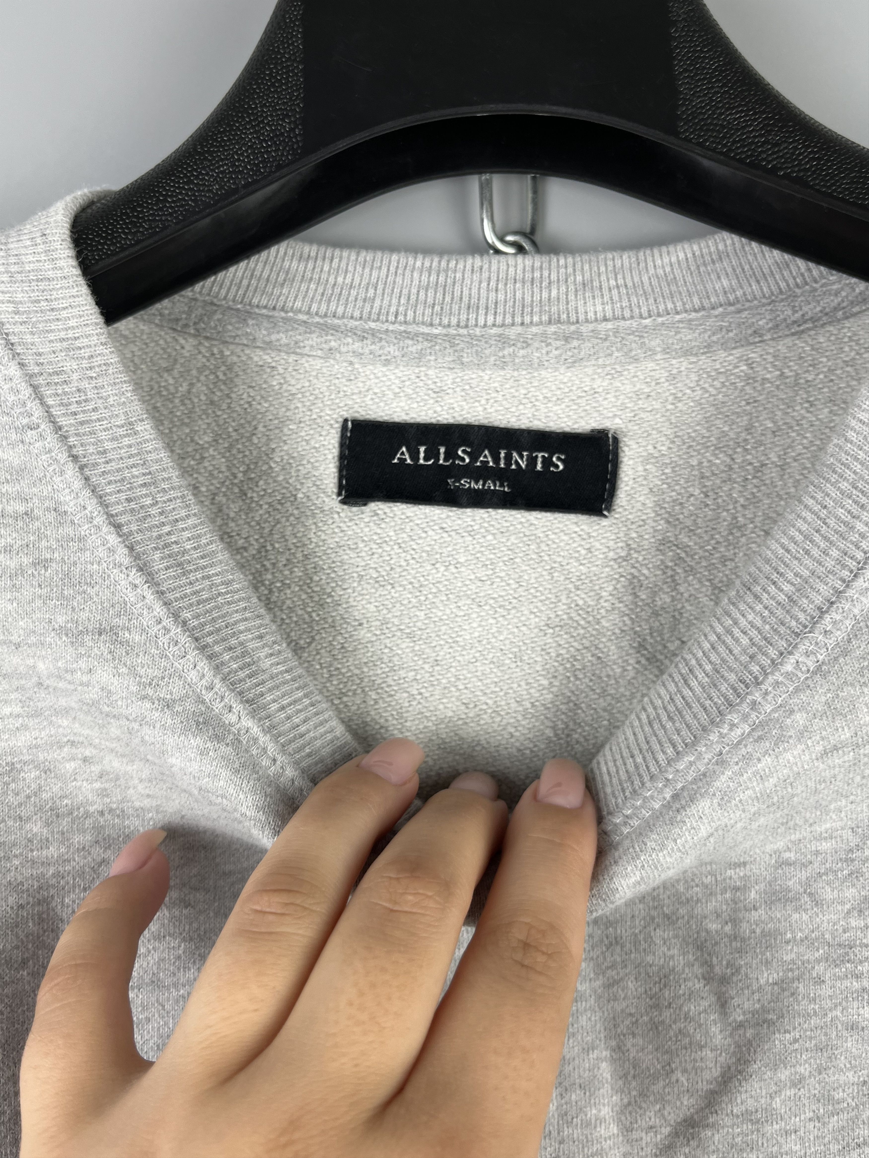 Allsaints Allsaints Mens Cotton Crew Neck Sweatshirt Jumper Size US S / EU 44-46 / 1 - 17 Thumbnail