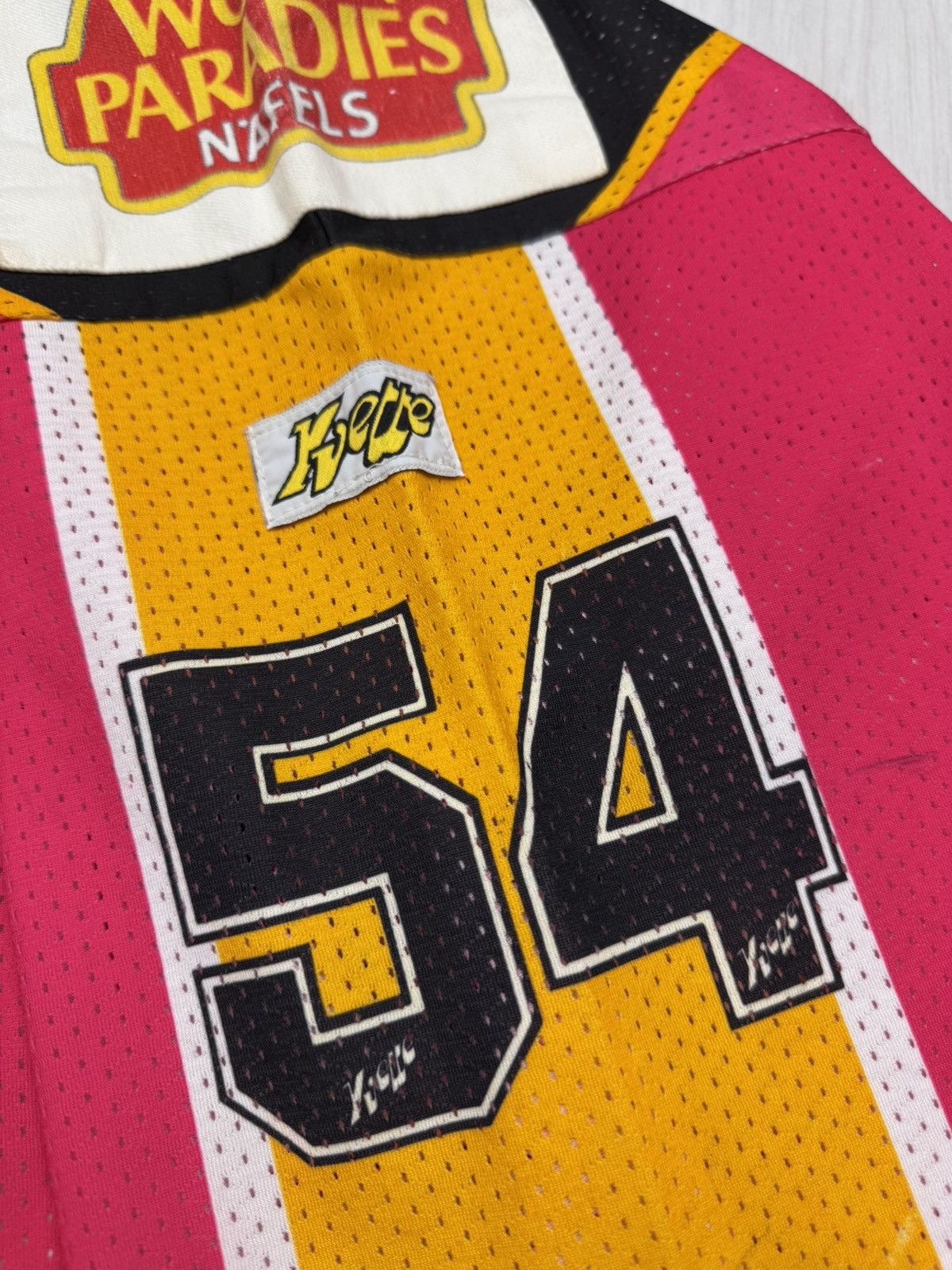 NHL MATCHWORN Rapperswil Jona Lakers Vintage Hockey Jersey 80s Size US XL / EU 56 / 4 - 12 Thumbnail