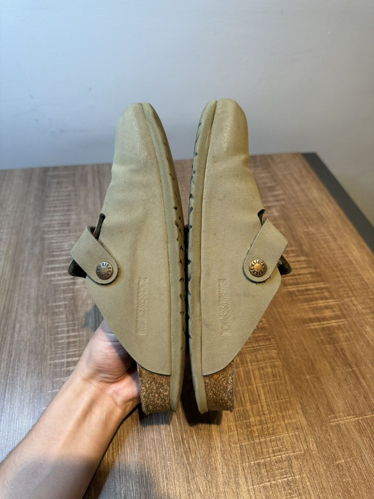 Birkenstock Birkenstock Boston Clogs Oiled Leather Women’s Size 6 Green Size US 6 / IT 36 - 5 Thumbnail