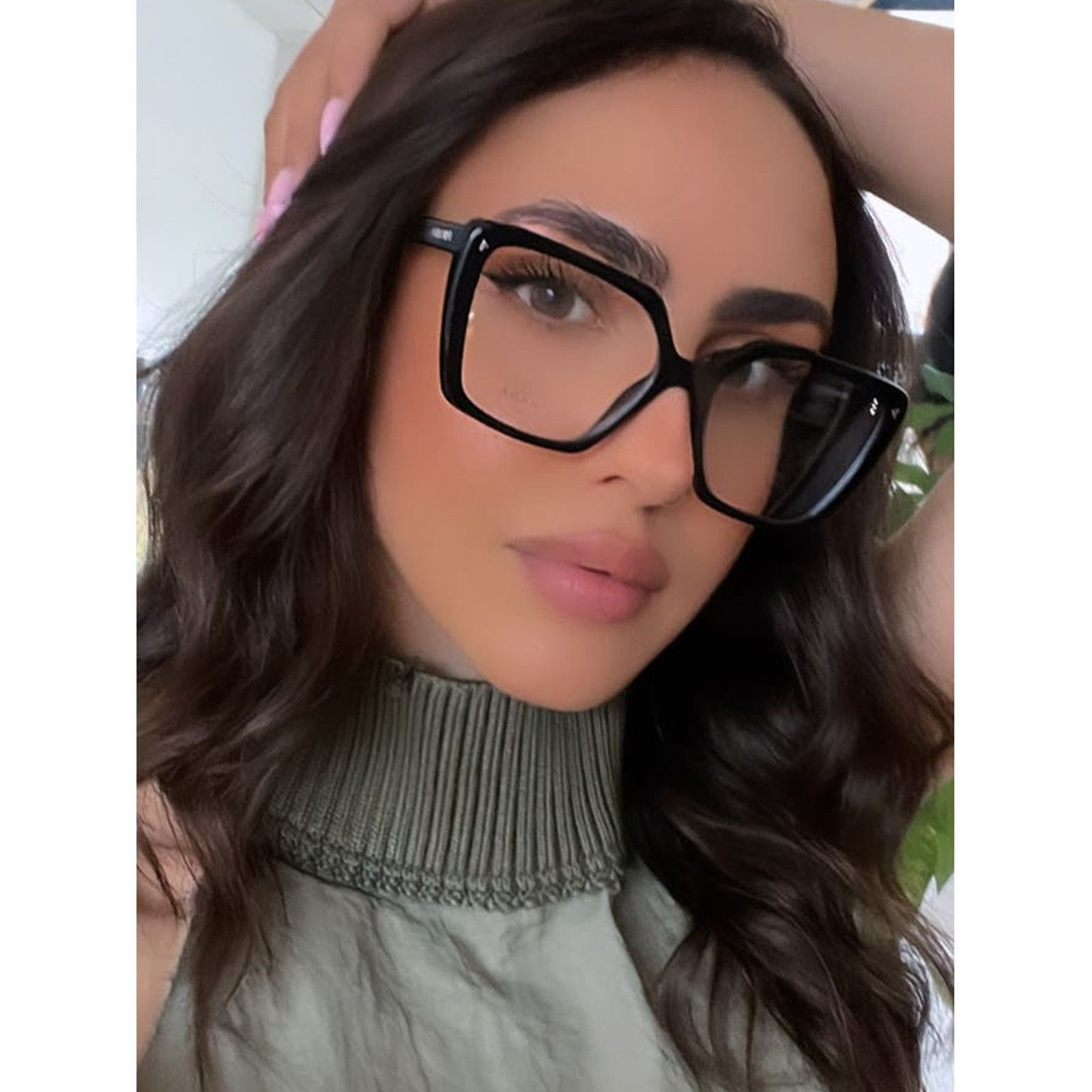 image of New Prada Pr16Zv Eyeglasses Frames In Black, Women's