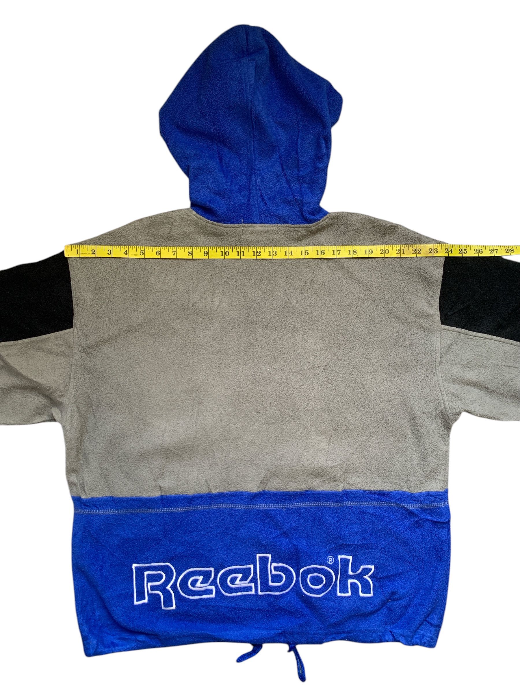 Reebok × Vintage Rare Design Vintage Reebok Classic Big Logo Fleece Hoodie Size US L / EU 52-54 / 3 - 9 Thumbnail