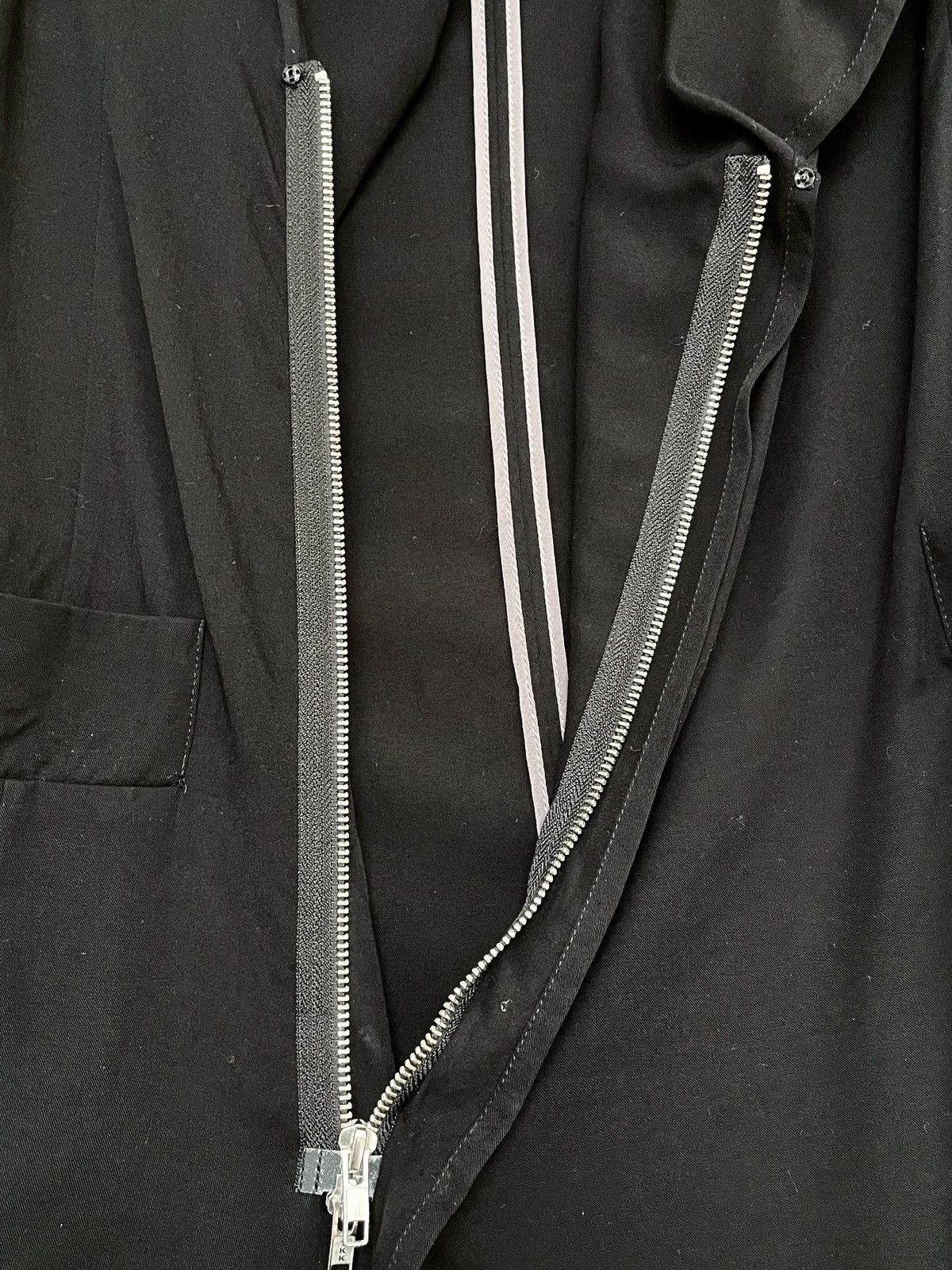 Japanese Brand × Limi Feu Vintage Japanese Brand Black Draped Dress 2000s Size M / US 6-8 / IT 42-44 - 7 Thumbnail