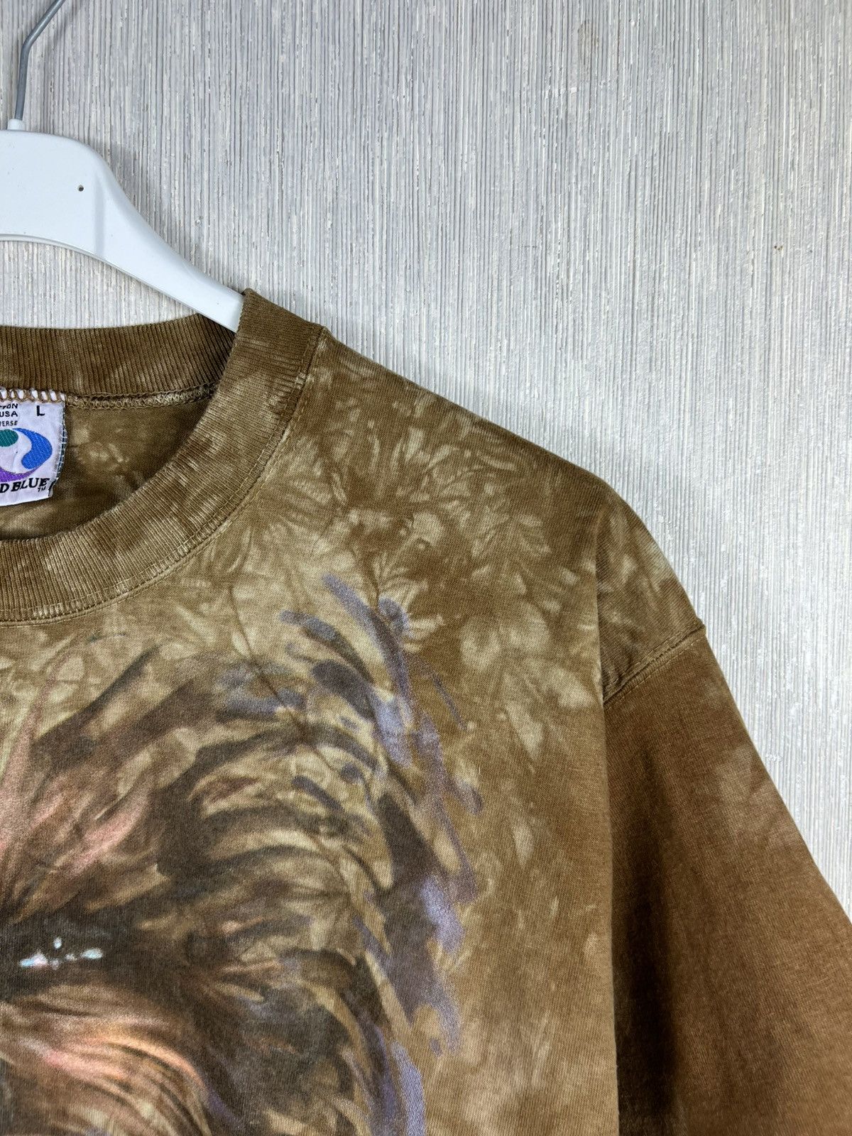 Liquid Blue Vintage 90s Liquid Blue Star Wars Chewbacca tie dye t-shirt Size US L / EU 52-54 / 3 - 9 Thumbnail