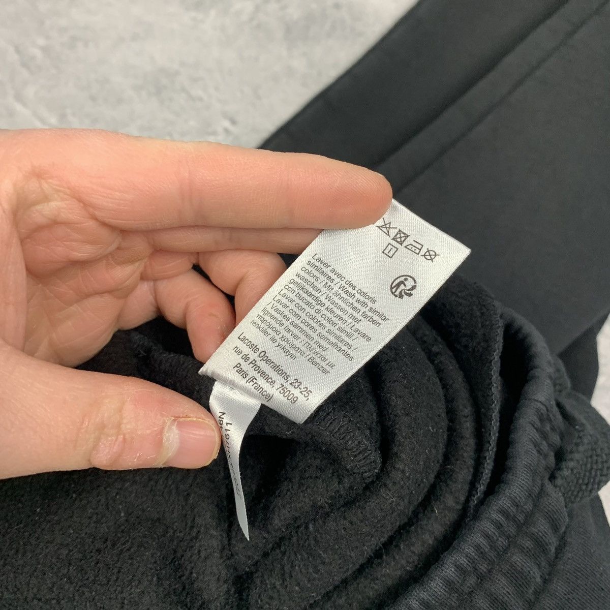 Lacoste Men’s Lacoste Sweatpants Black Joggers Size S Size US 28 / EU 44 - 13 Thumbnail