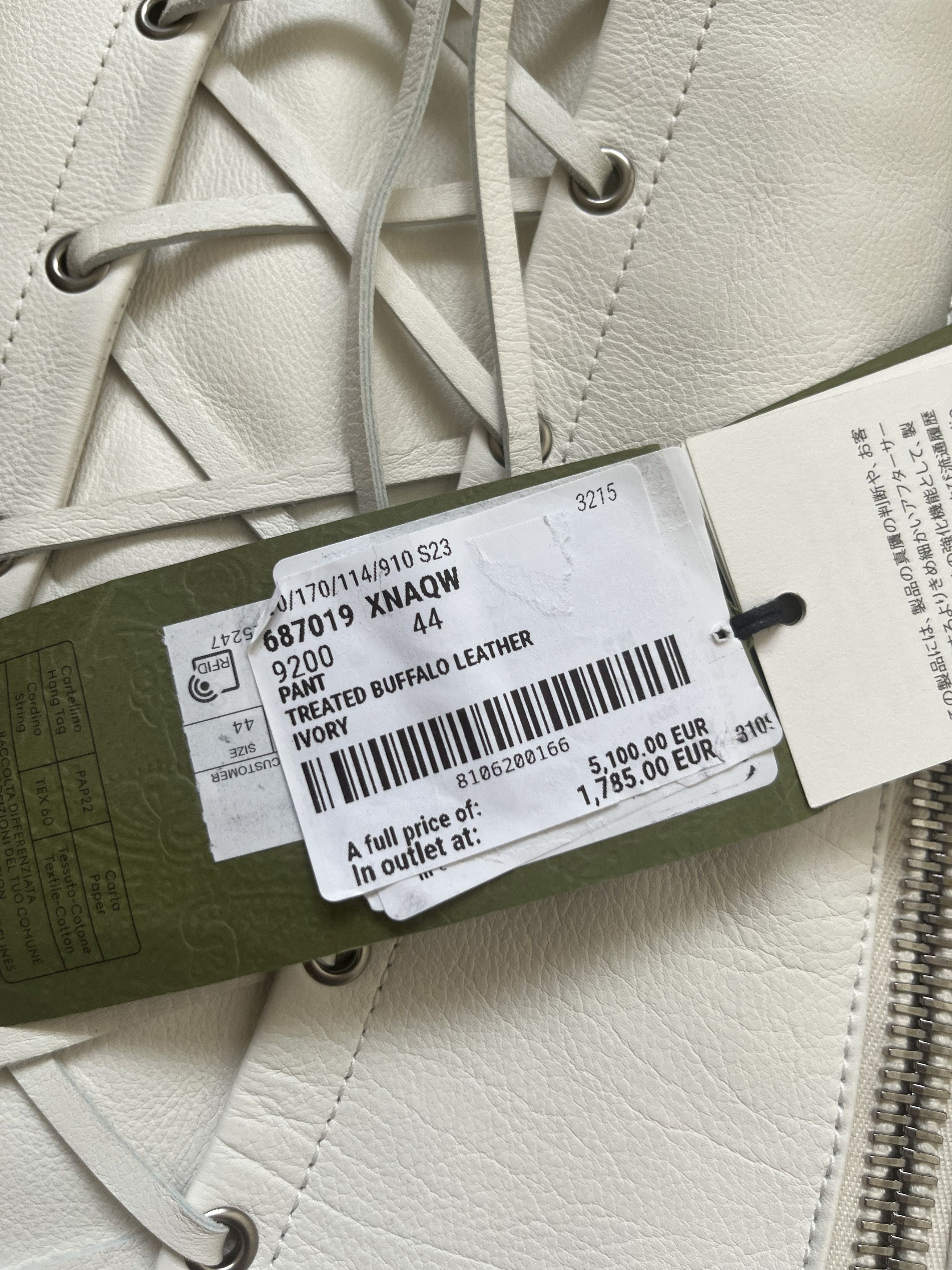 Gucci Gucci Lace-Up Leather Pants Size US 28 / EU 44 - 11 Thumbnail