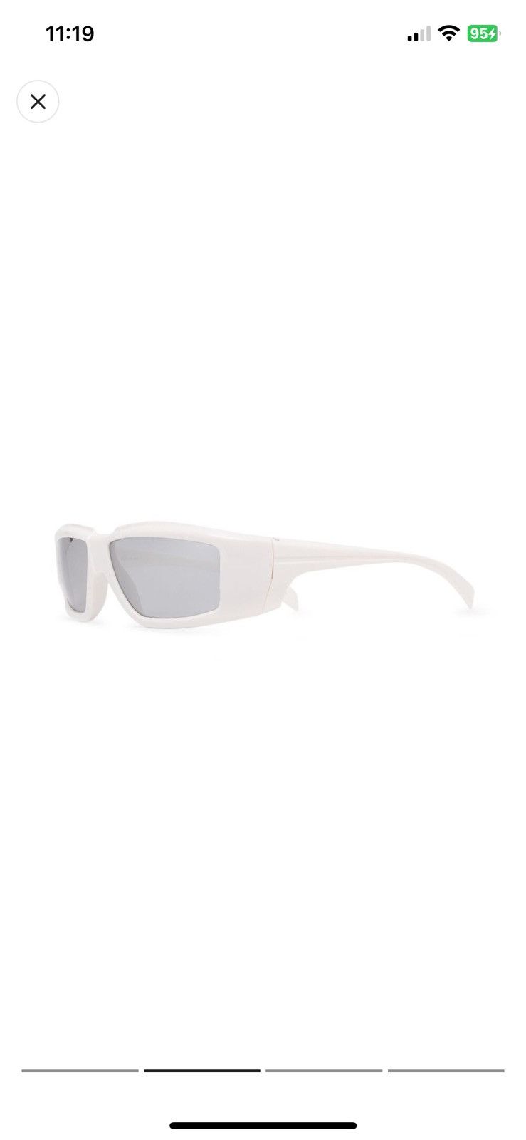 Rick Owens Rick Owens Sunglasses with square frame Size ONE SIZE - 10 Thumbnail