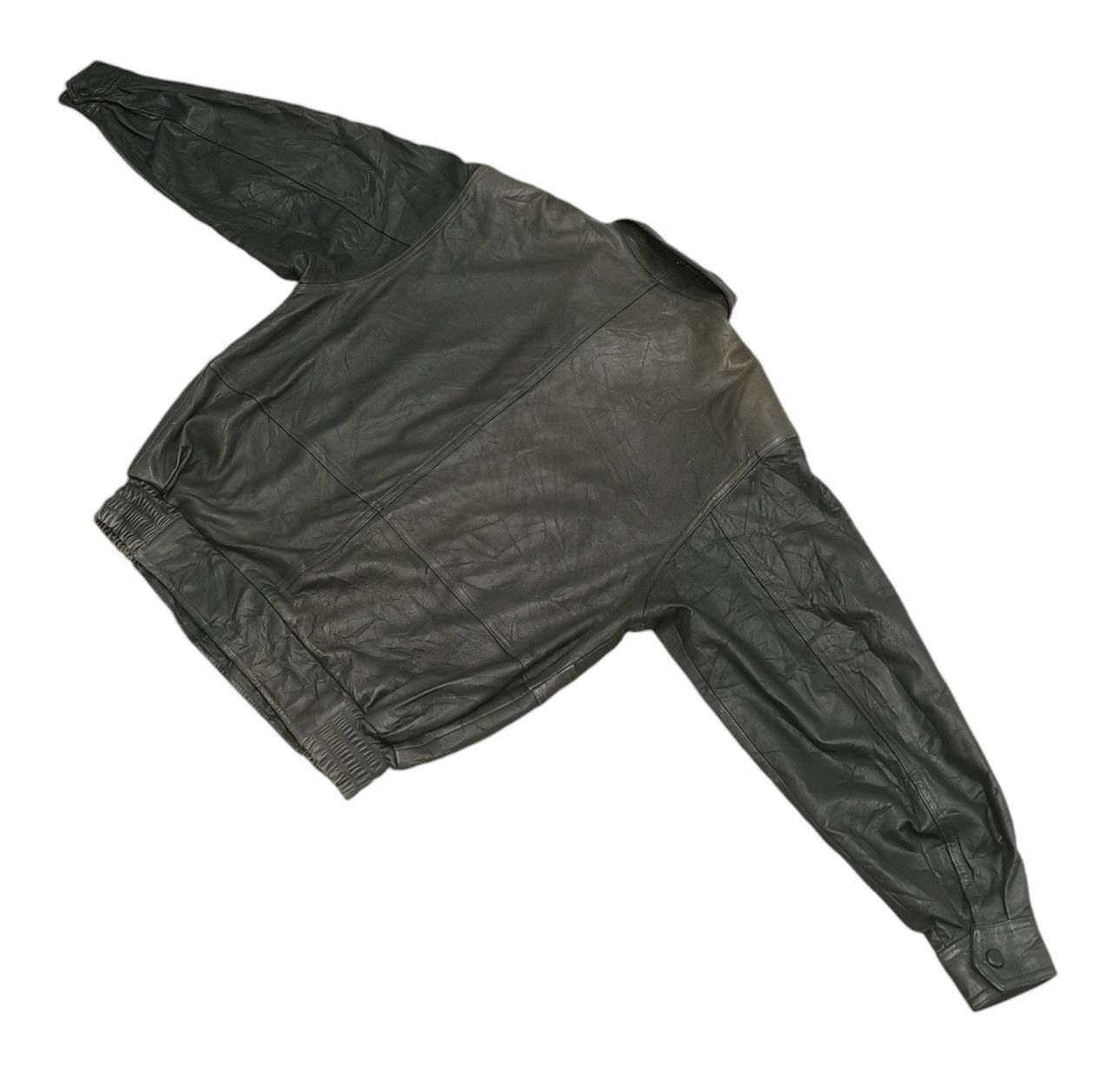 Japanese Brand Deerskin Leather Bomber Jacket Size US L / EU 52-54 / 3 - 11 Thumbnail