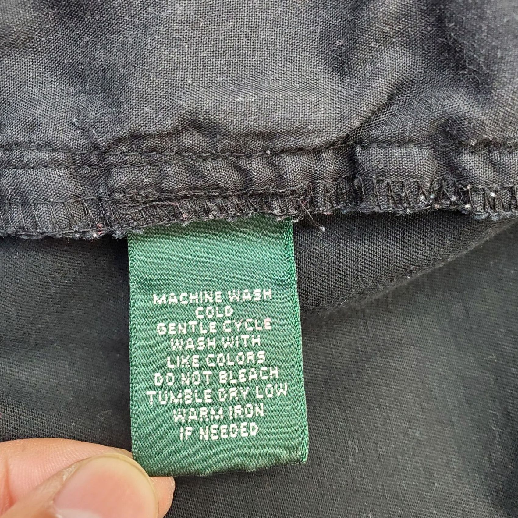 Ralph Lauren Lauren Ralph Lauren Chino Shorts Womens Size 12 Black Slash Pocket Flat Front Size 34" / US 12 / IT 48 - 6 Thumbnail