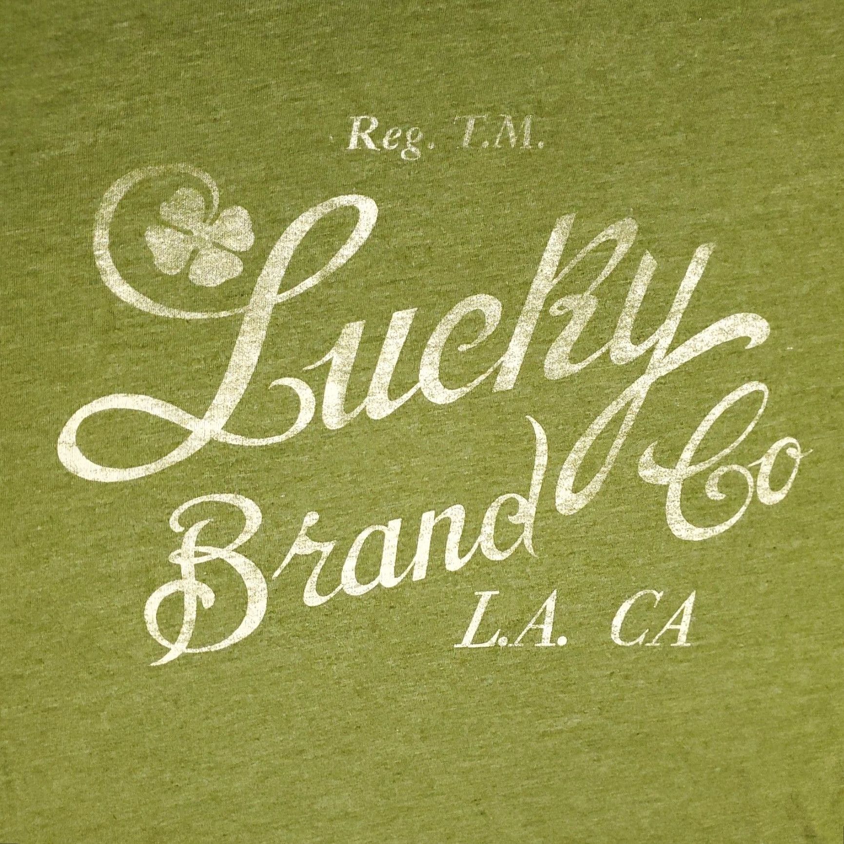 Lucky Brand Lucky Brand T Shirt Mens Size XL Green Casual Short Sleeve Adult Size US XL / EU 56 / 4 - 2 Thumbnail