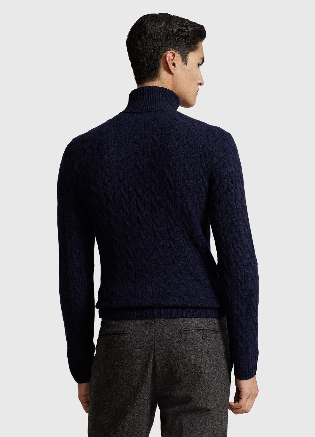 Polo Ralph Lauren o1s22i1n0125 Hi-neck Cashmere Sweater in Blue Size US XL / EU 56 / 4 - 3 Thumbnail