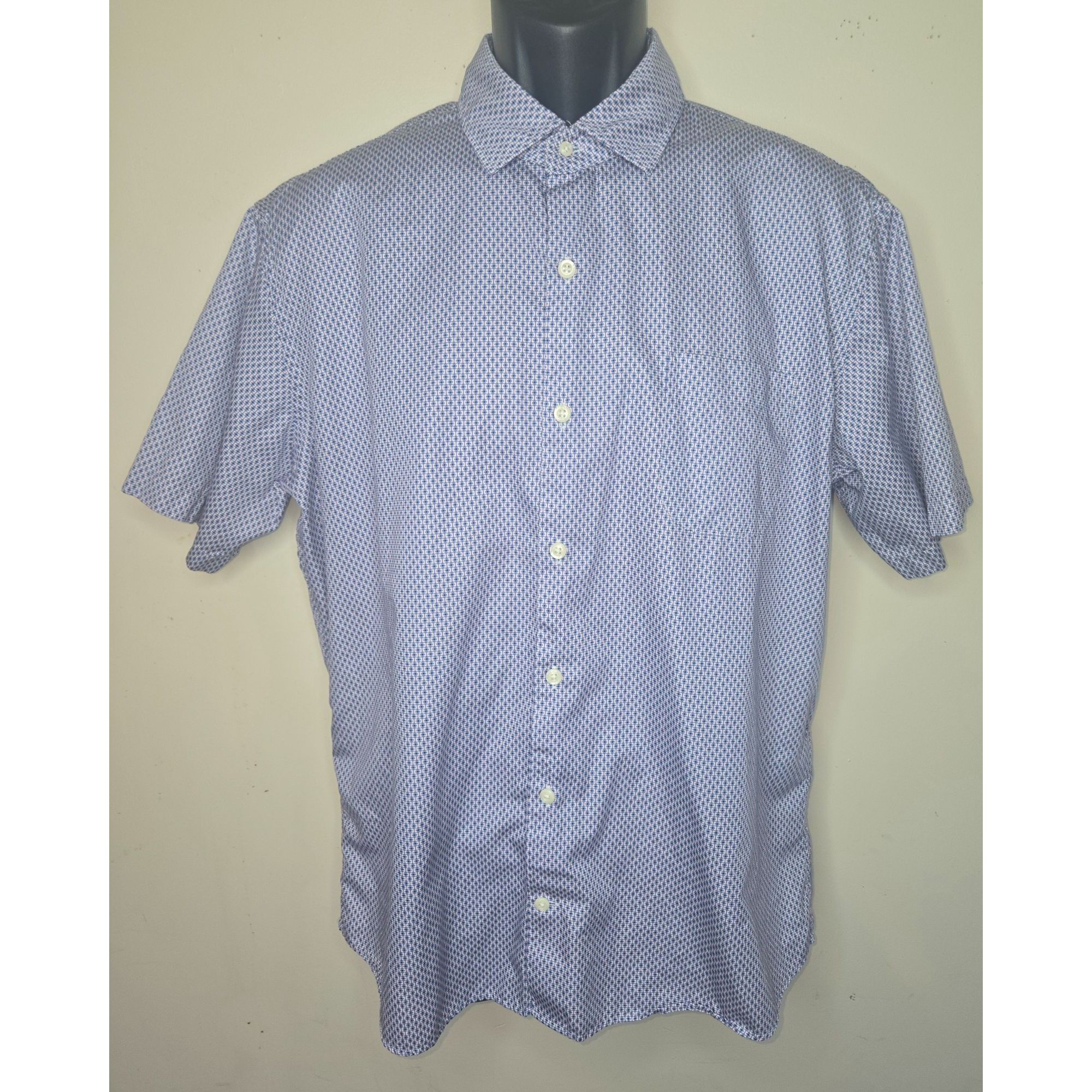 Peter Millar Peter Millar Men's Large Shirt 100% Cotton Purple Pattern Sh Size US L / EU 52-54 / 3 - 1 Thumbnail