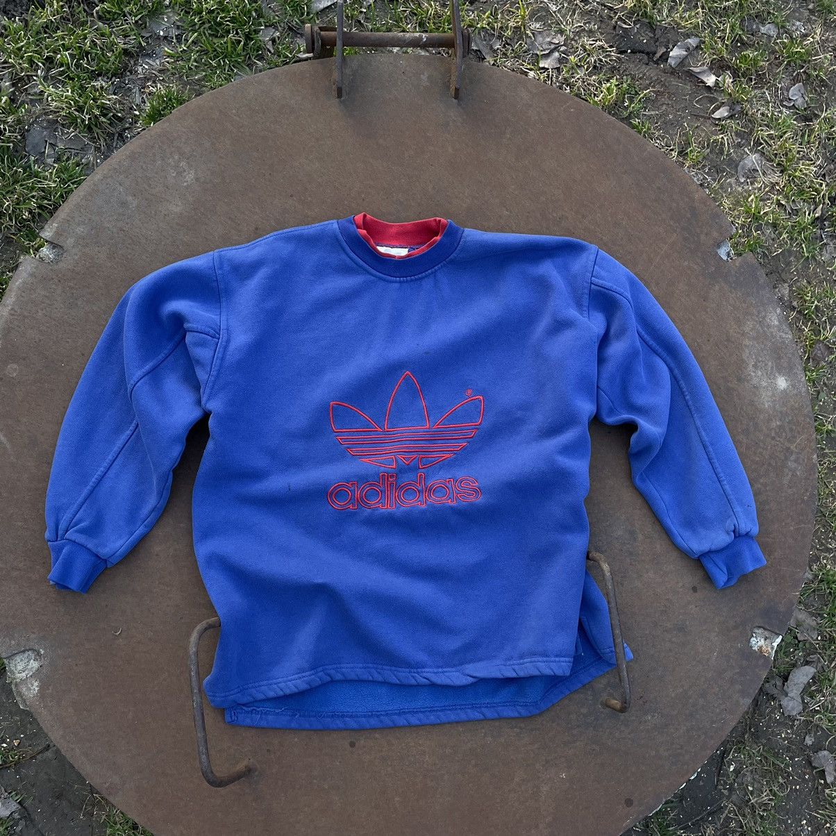 Y/Project Vintage Adidas Sweatshirt Big Logo 90s Y2K Streestyle Size US M / EU 48-50 / 2 - 1 Thumbnail