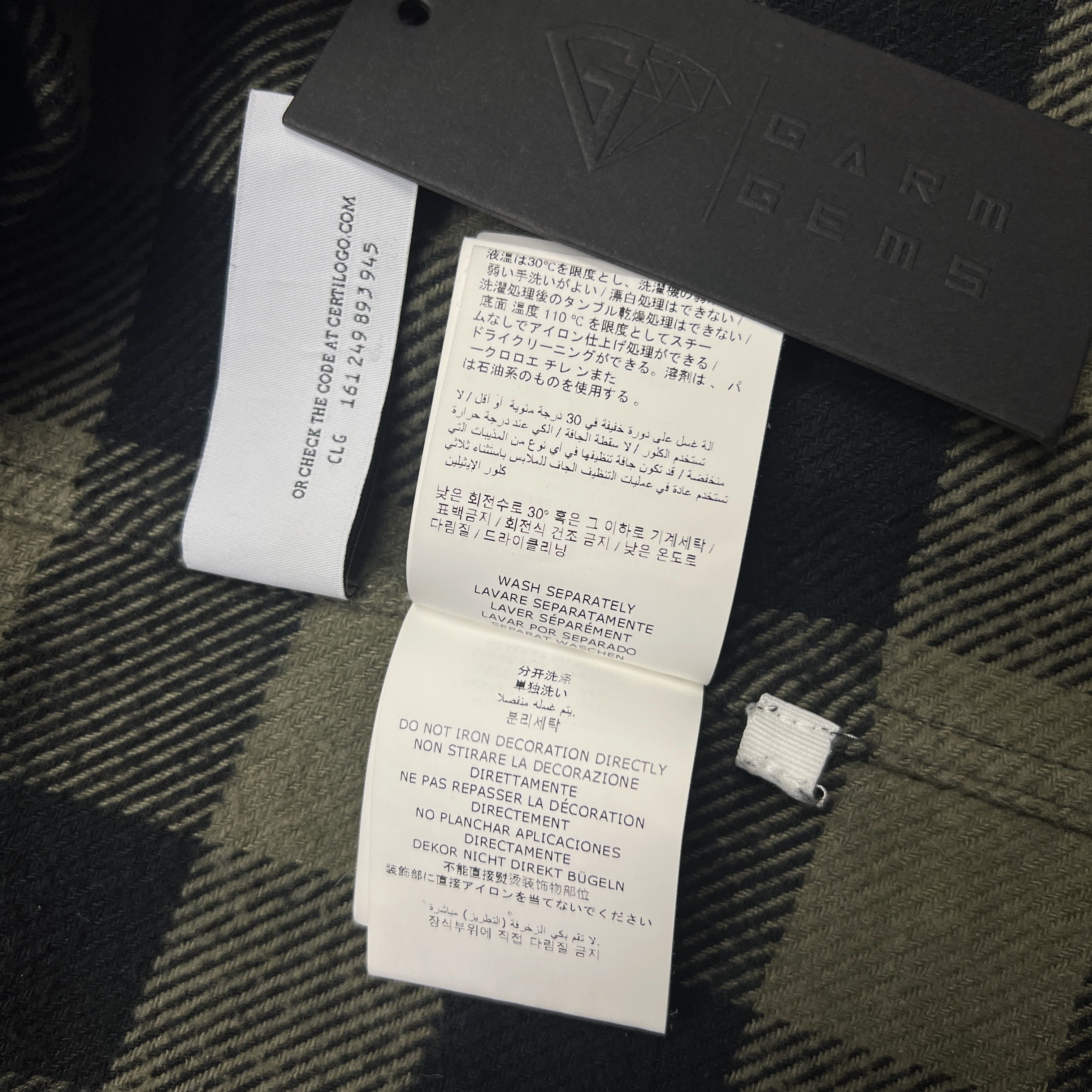 Off-White Off-White Arrow Flannel Button Up Long Sleeve Shirt Size US M / EU 48-50 / 2 - 9 Thumbnail