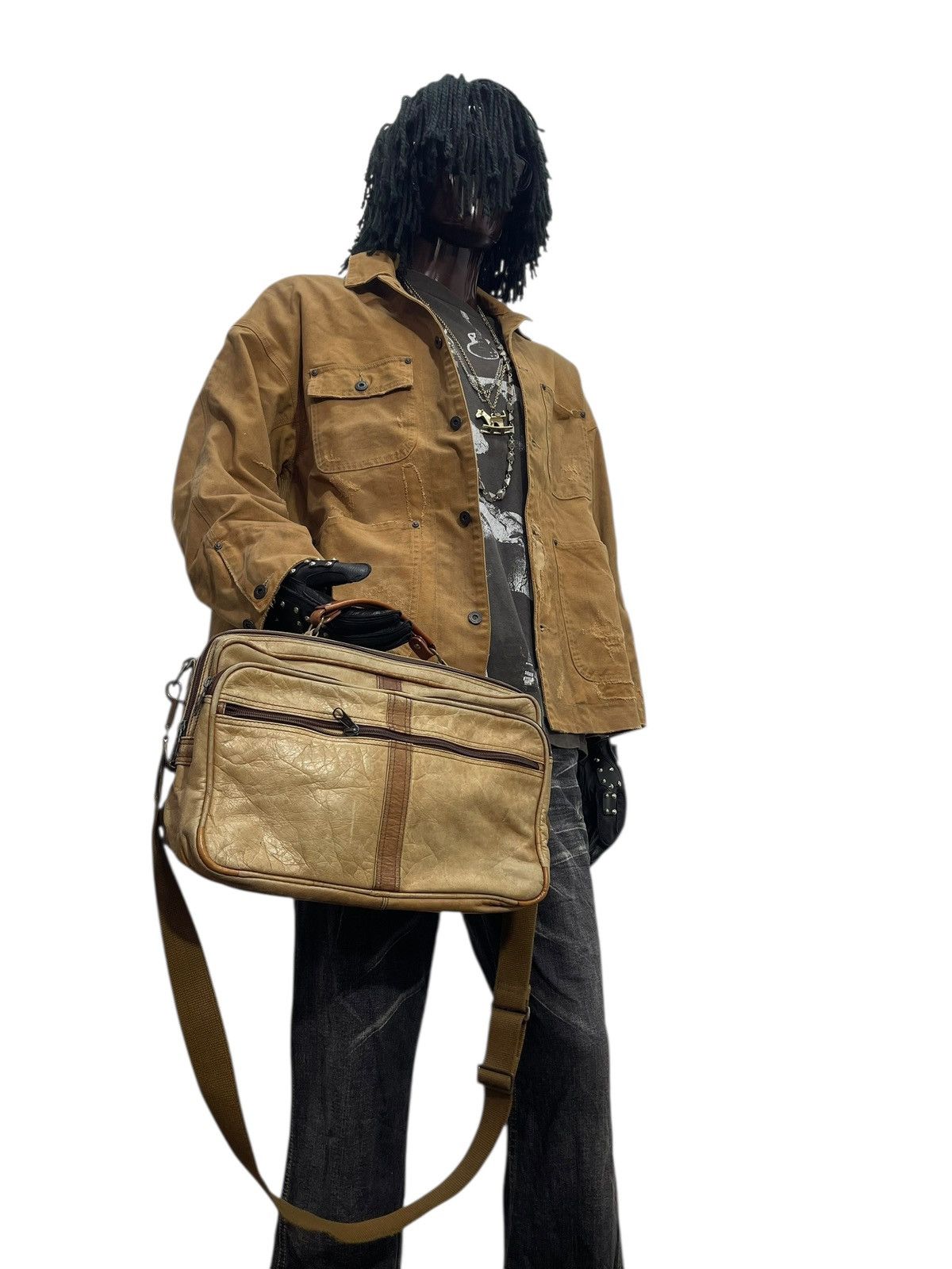 Leather Full Leather Vtg Unknown amiri margiela dior erd Bag 1🟩4 Size ONE SIZE - 5 Thumbnail