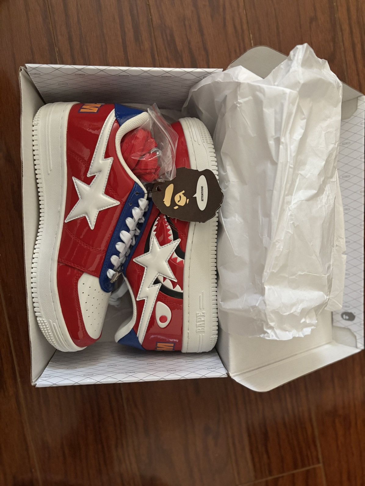 Bape Bapesta shark M1 Size US 8 / EU 41 - 1 Thumbnail