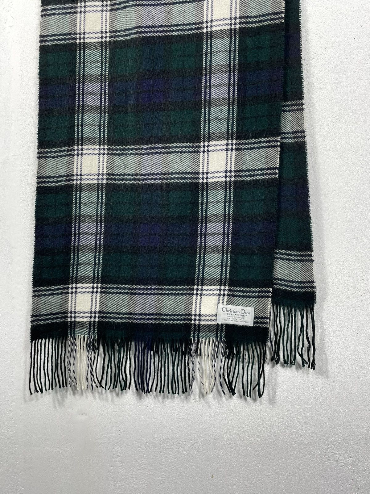Christian Dior Monsieur × Dior × Vintage Christian Dior Retro 90s Scarf Old Money Luxury Designer Size ONE SIZE - 3 Thumbnail