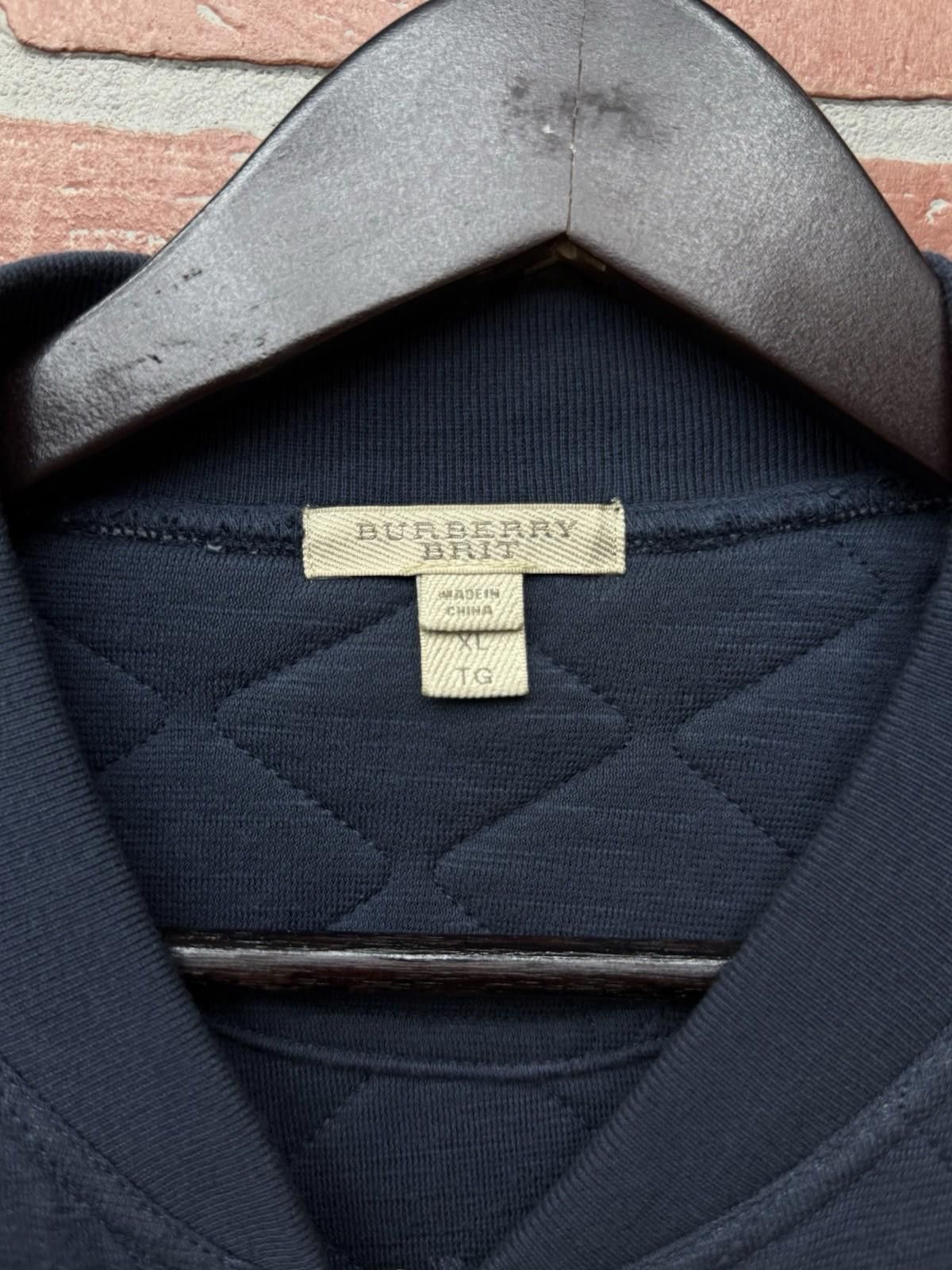 Burberry Burberry Brit Jacket Mens (XL) Blue Quilted Bomber Full Zip Size US XL / EU 56 / 4 - 9 Thumbnail