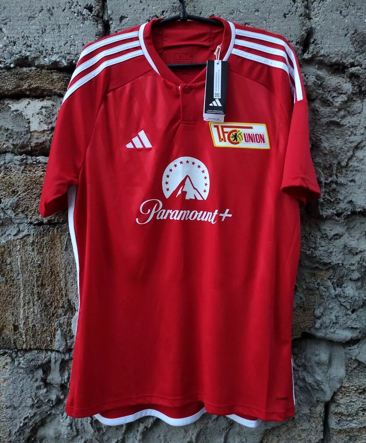 Adidas 1. FC Union Berlin 2023 2024 HOME SHIRT JERSEY ADIDAS MEN Size US L / EU 52-54 / 3 - 1 Thumbnail